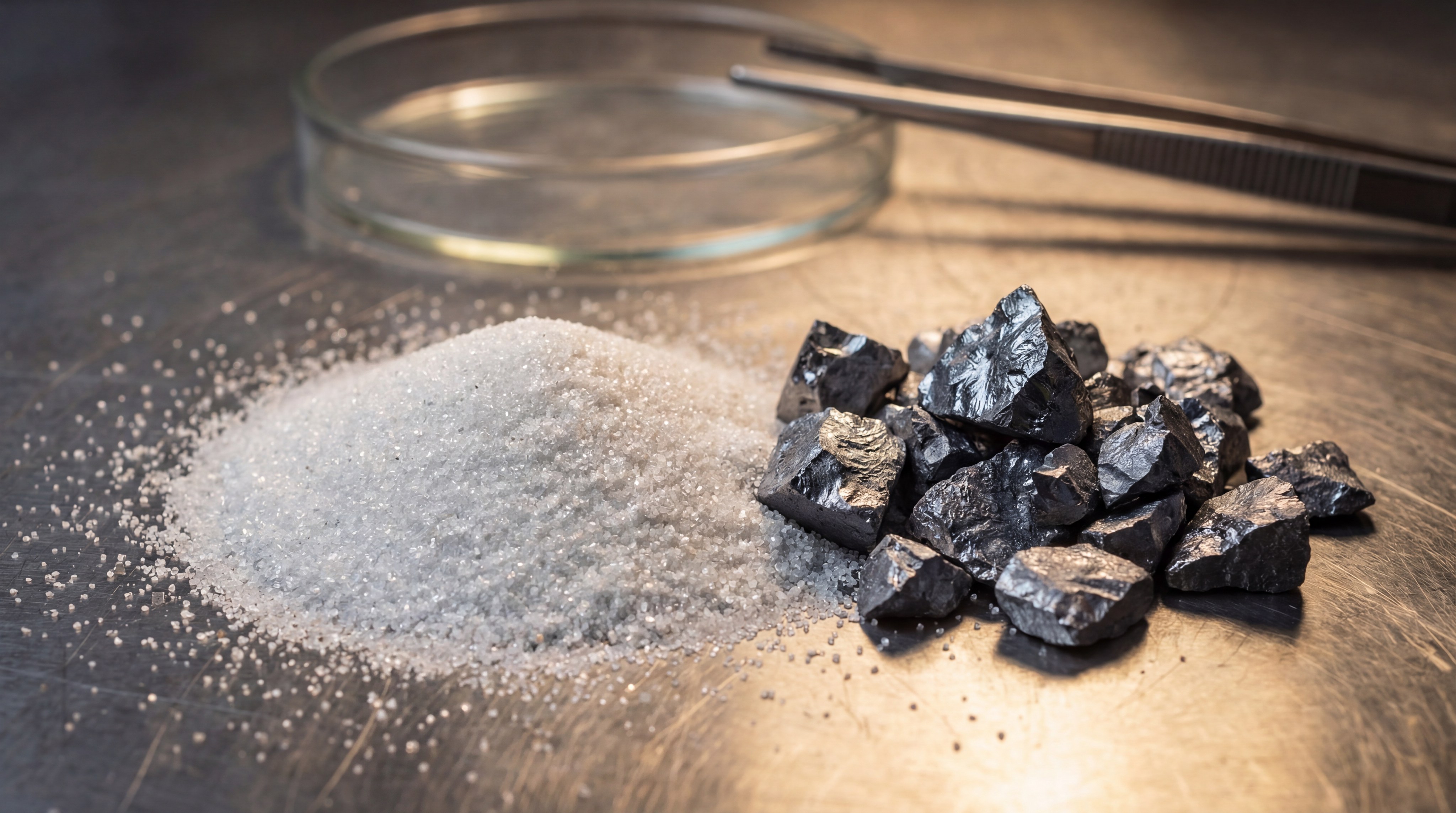 silica sand silicon metal raw materials