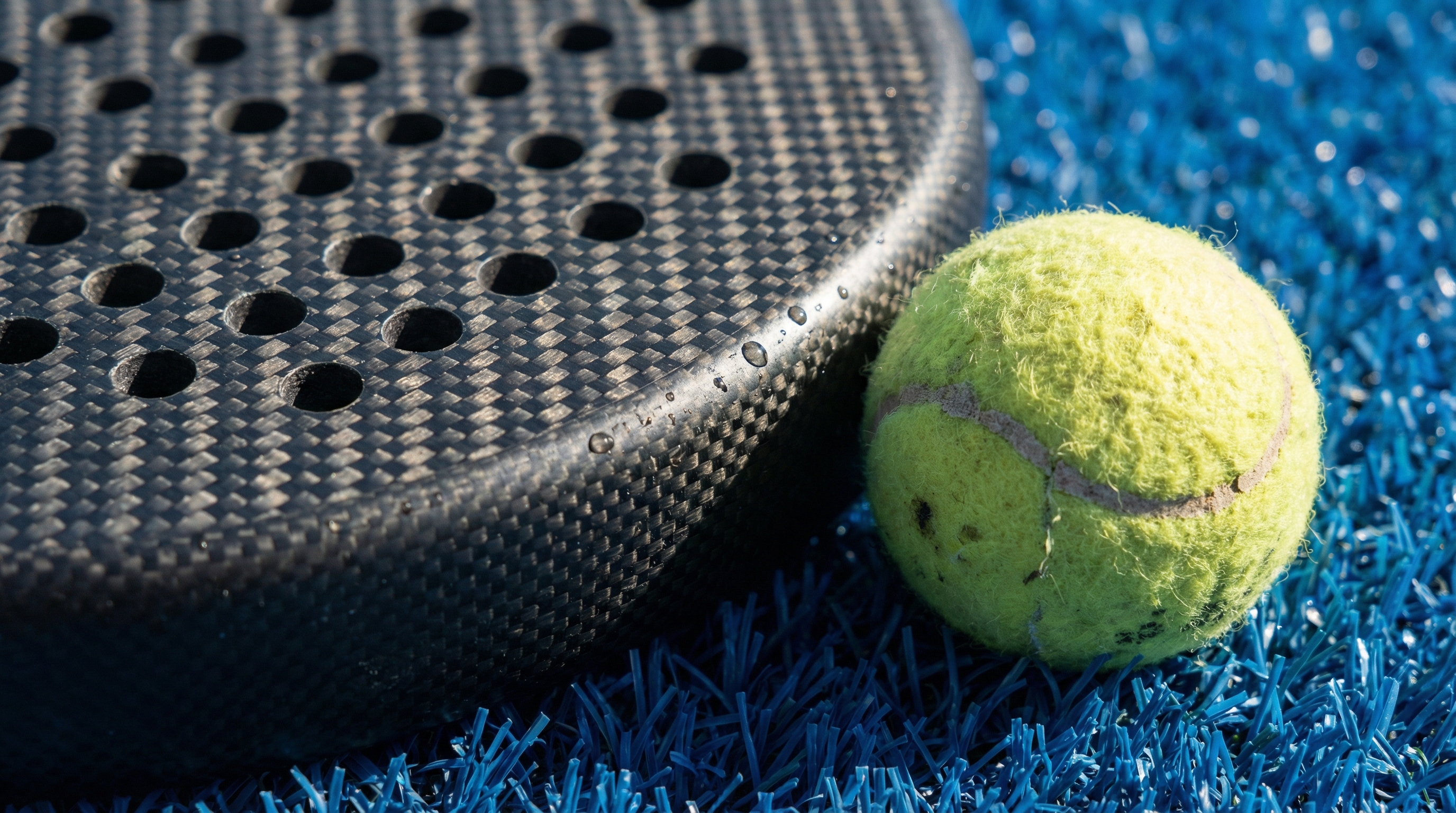 carbon fiber padel racket product shot