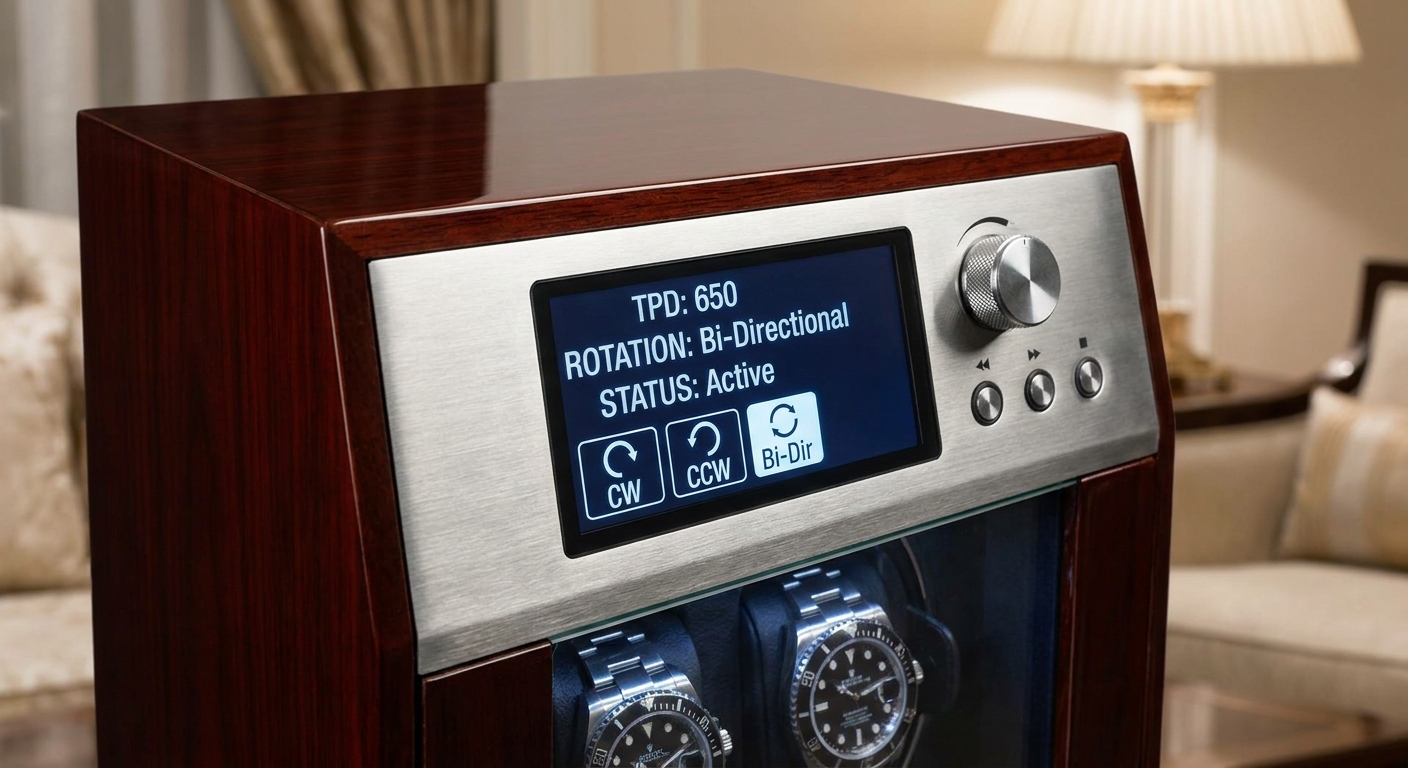 Watch Winder Control Panel