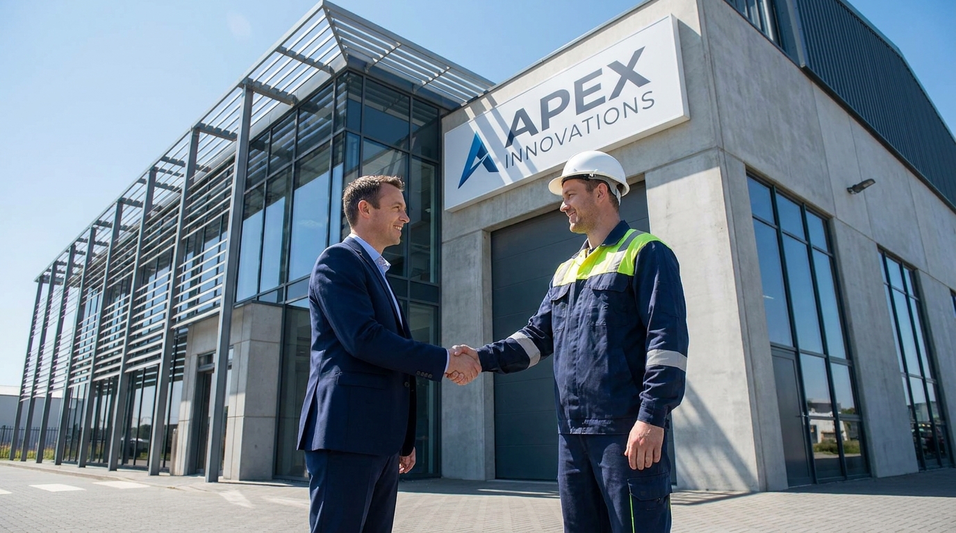 Procurement factory handshake partnership