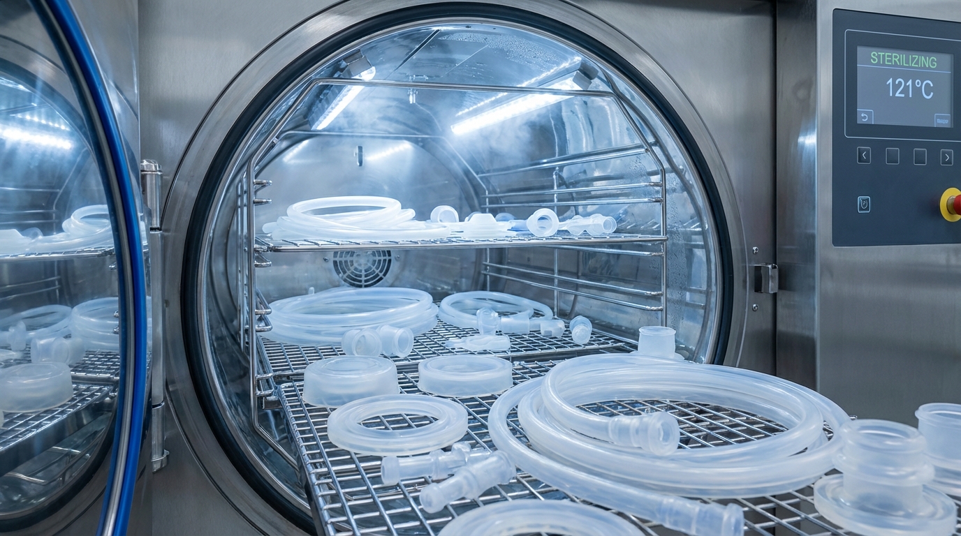 medical silicone autoclave visualization