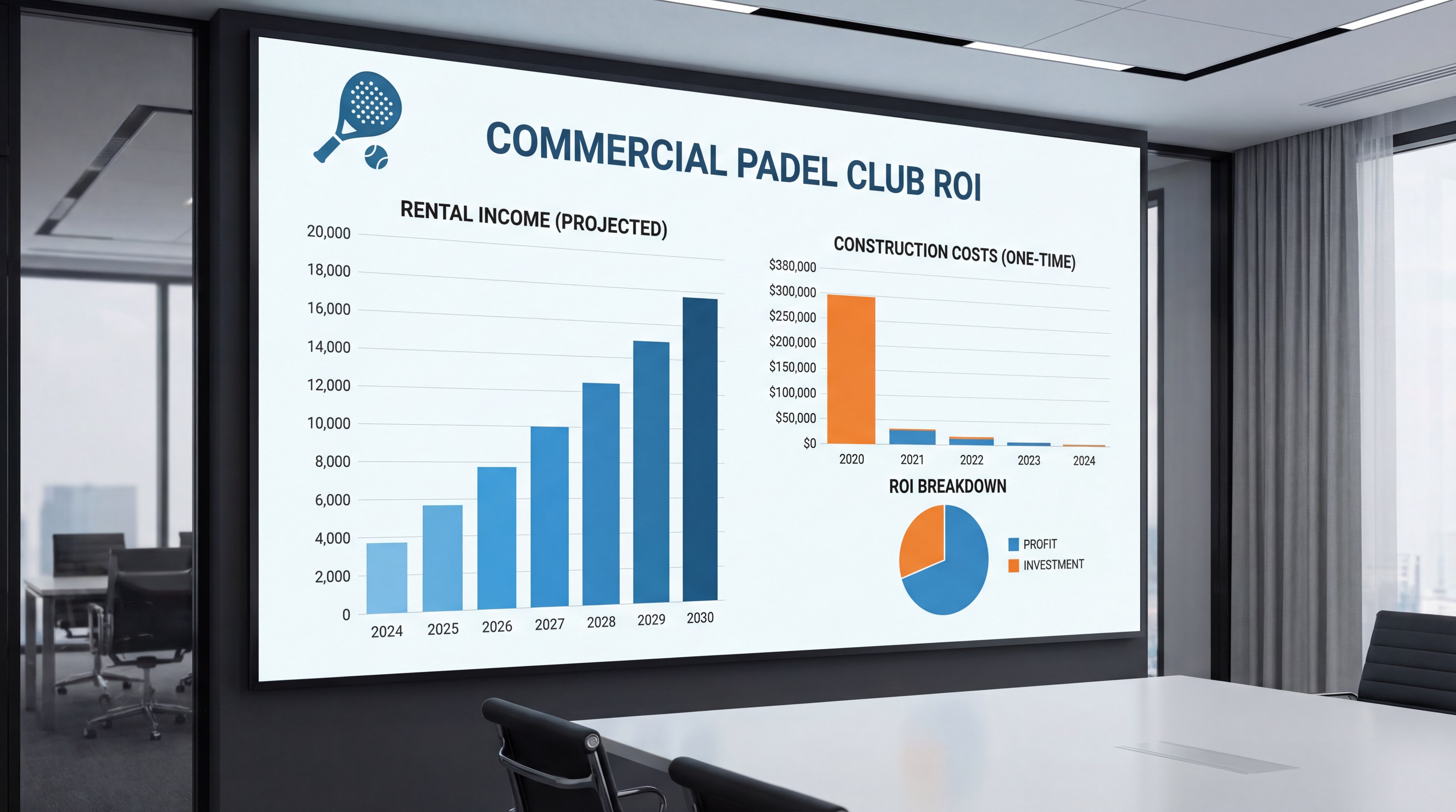 padel club roi infographic