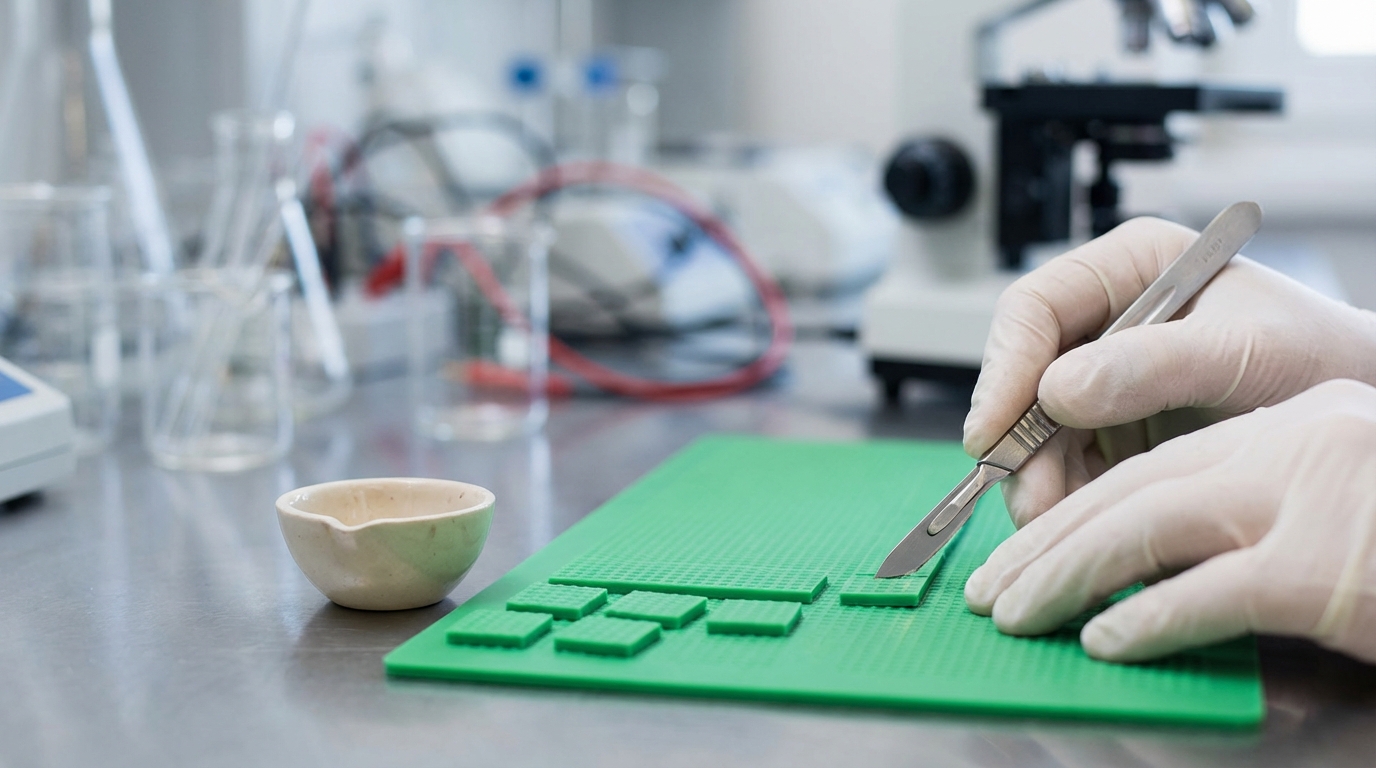 Silicone mat cutting