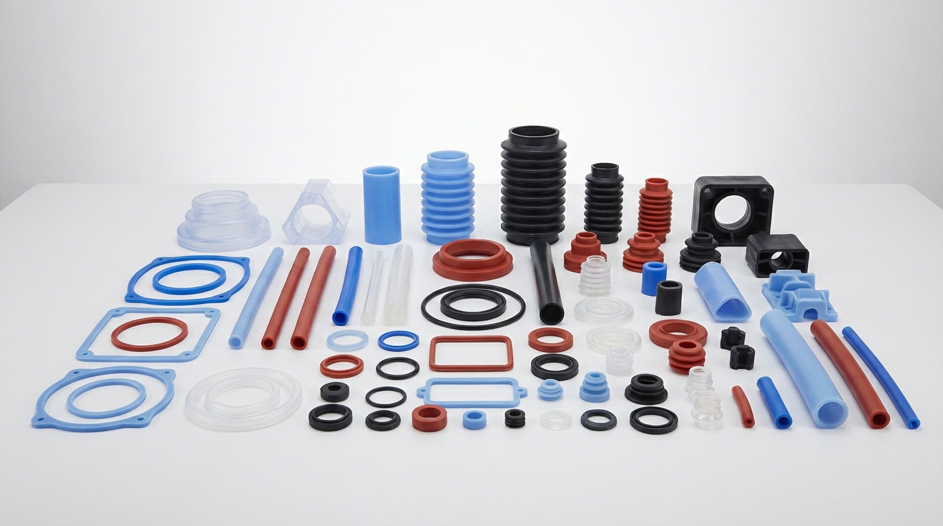 custom silicone rubber parts showcase