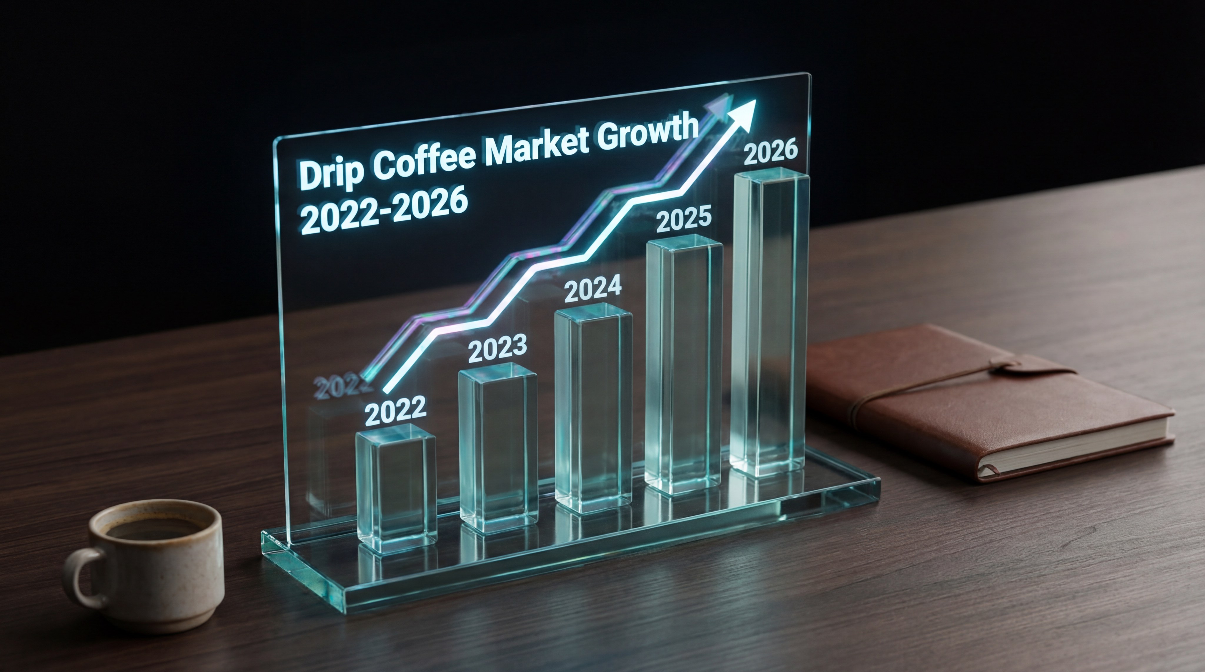 Drip coffee market growth visualization
