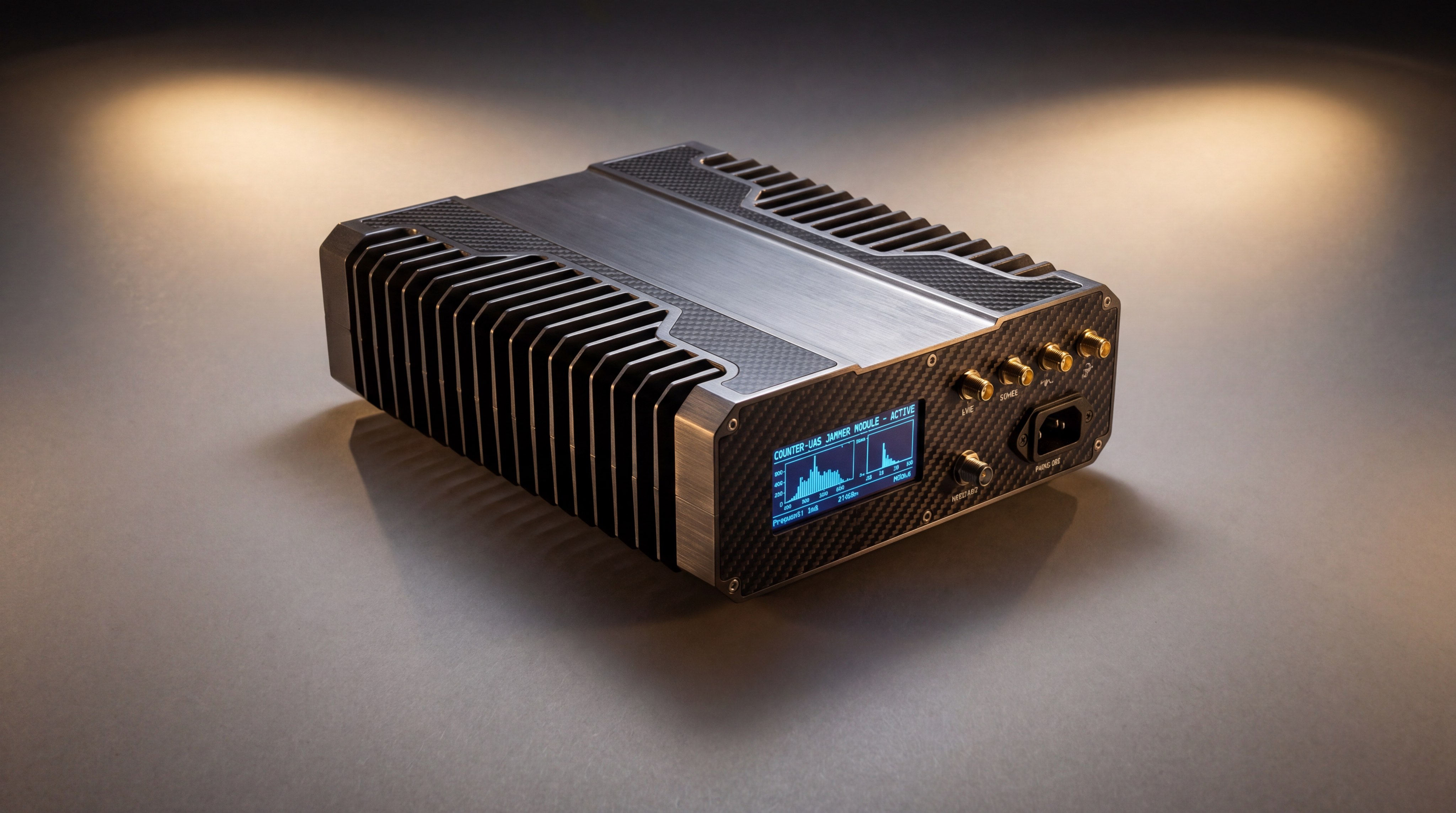 Anti-drone jammer module studio view