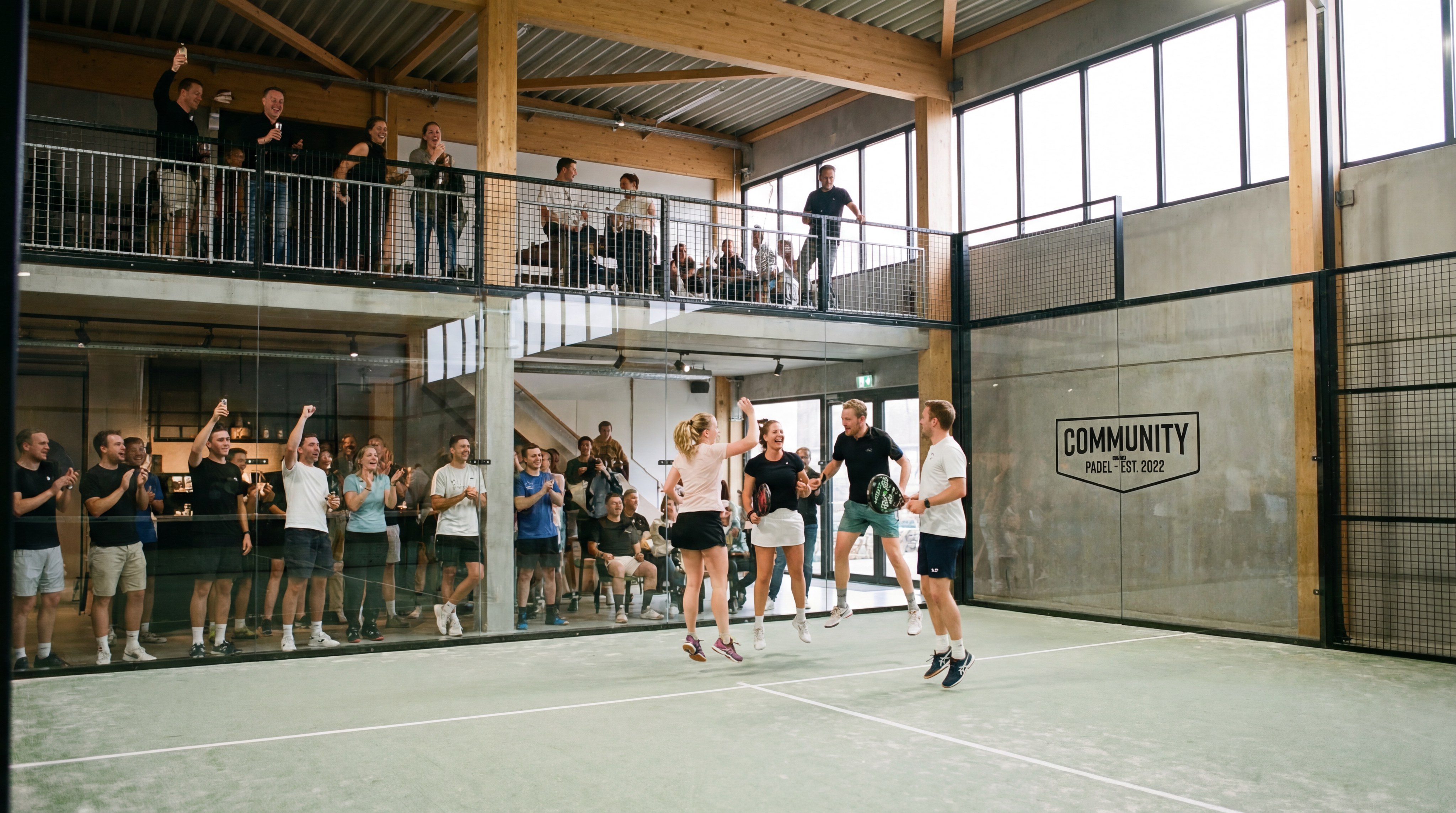 padel community lifestyle shot