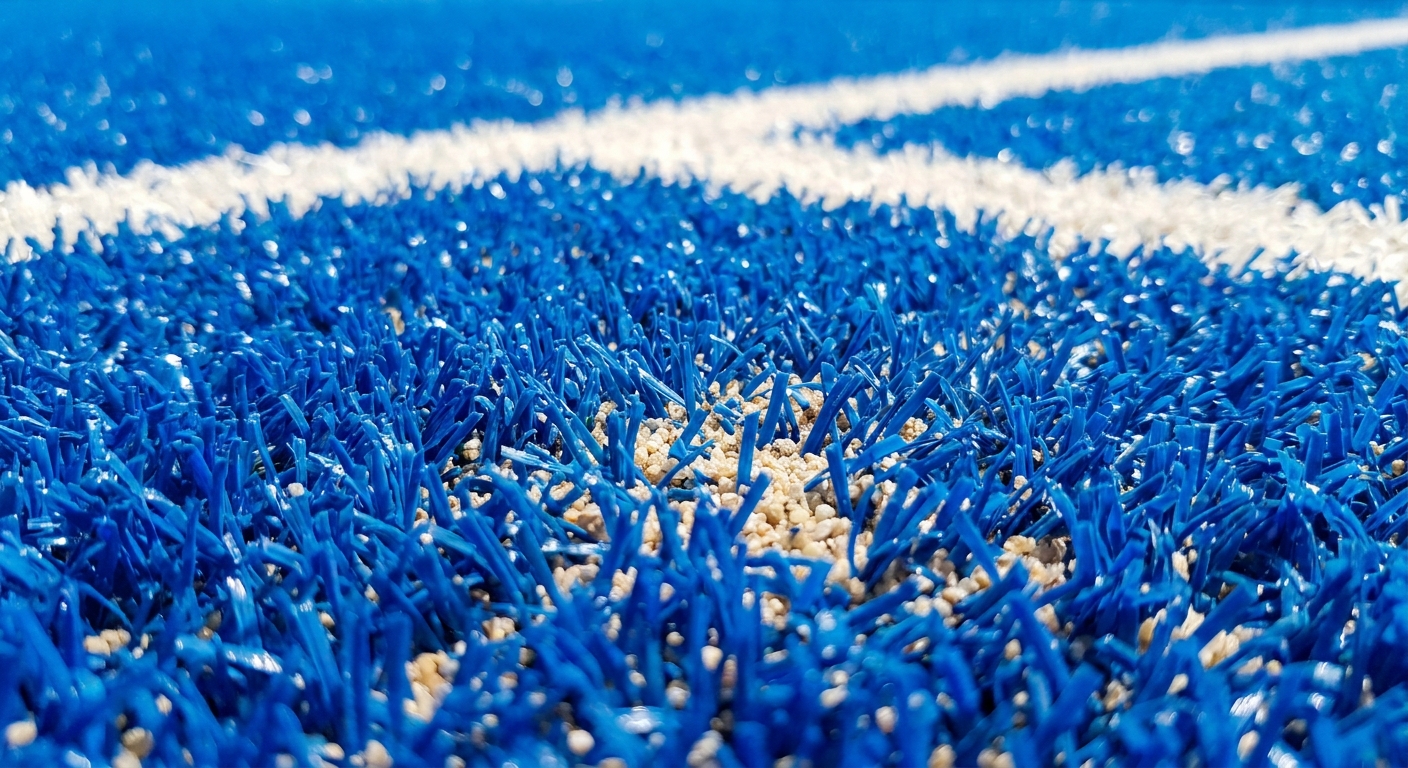 padel court turf closeup