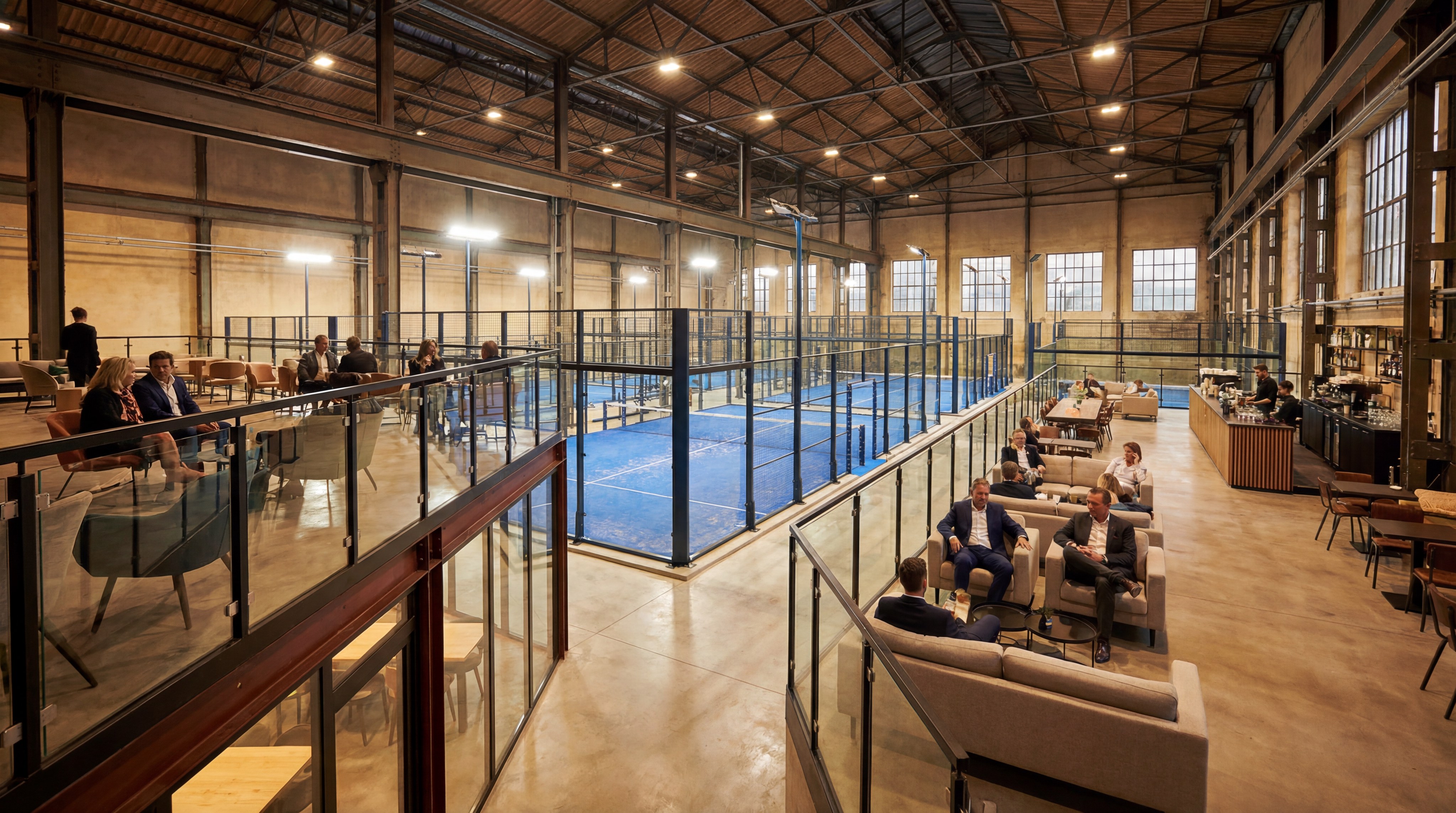 premium padel club warehouse