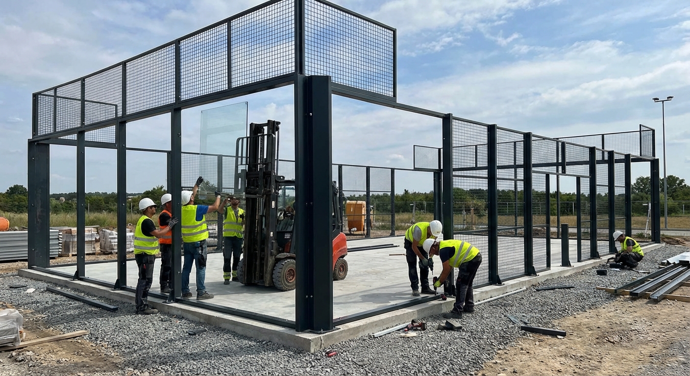 padel court installation process
