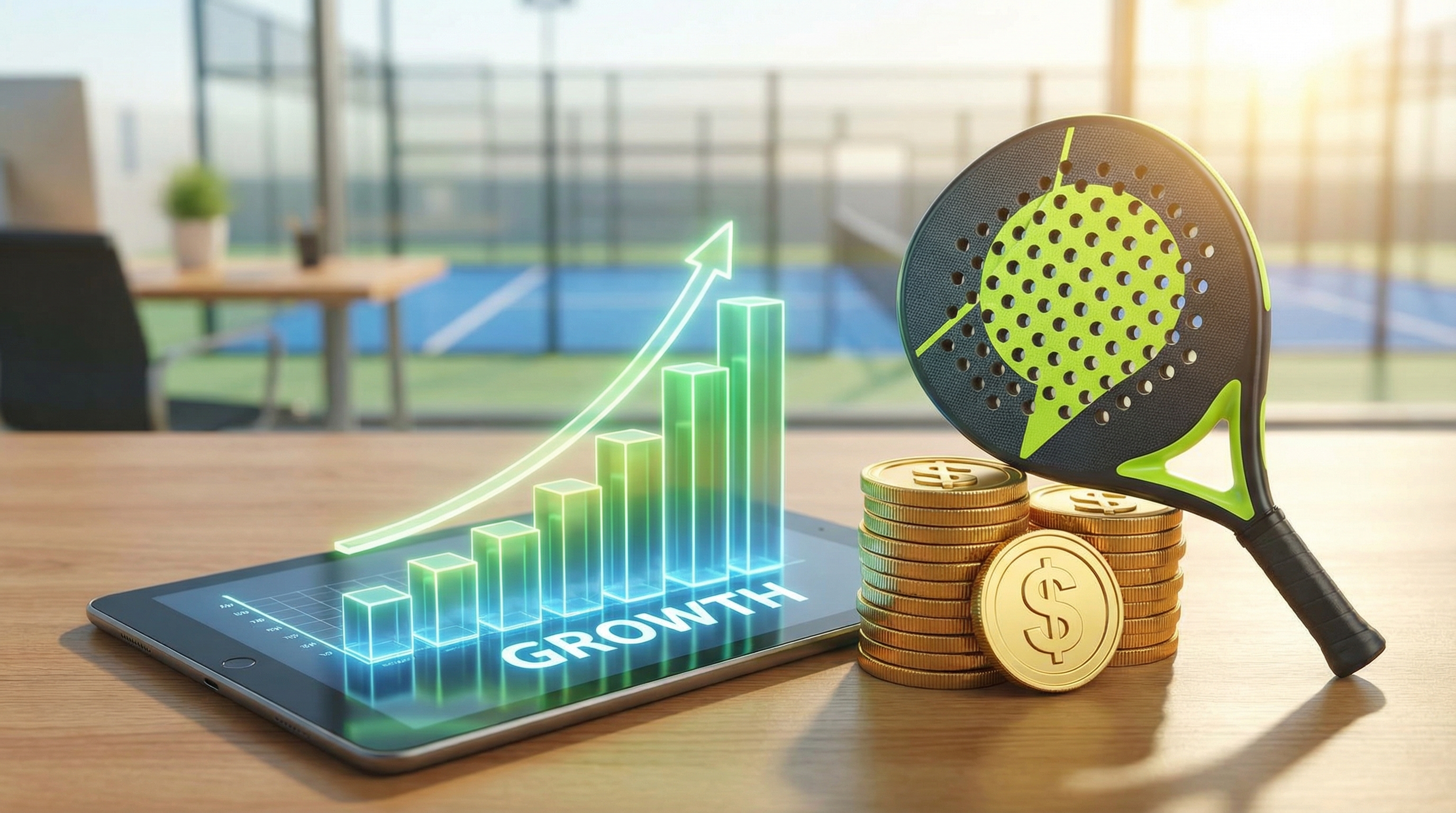 tablet growth chart roi visualization