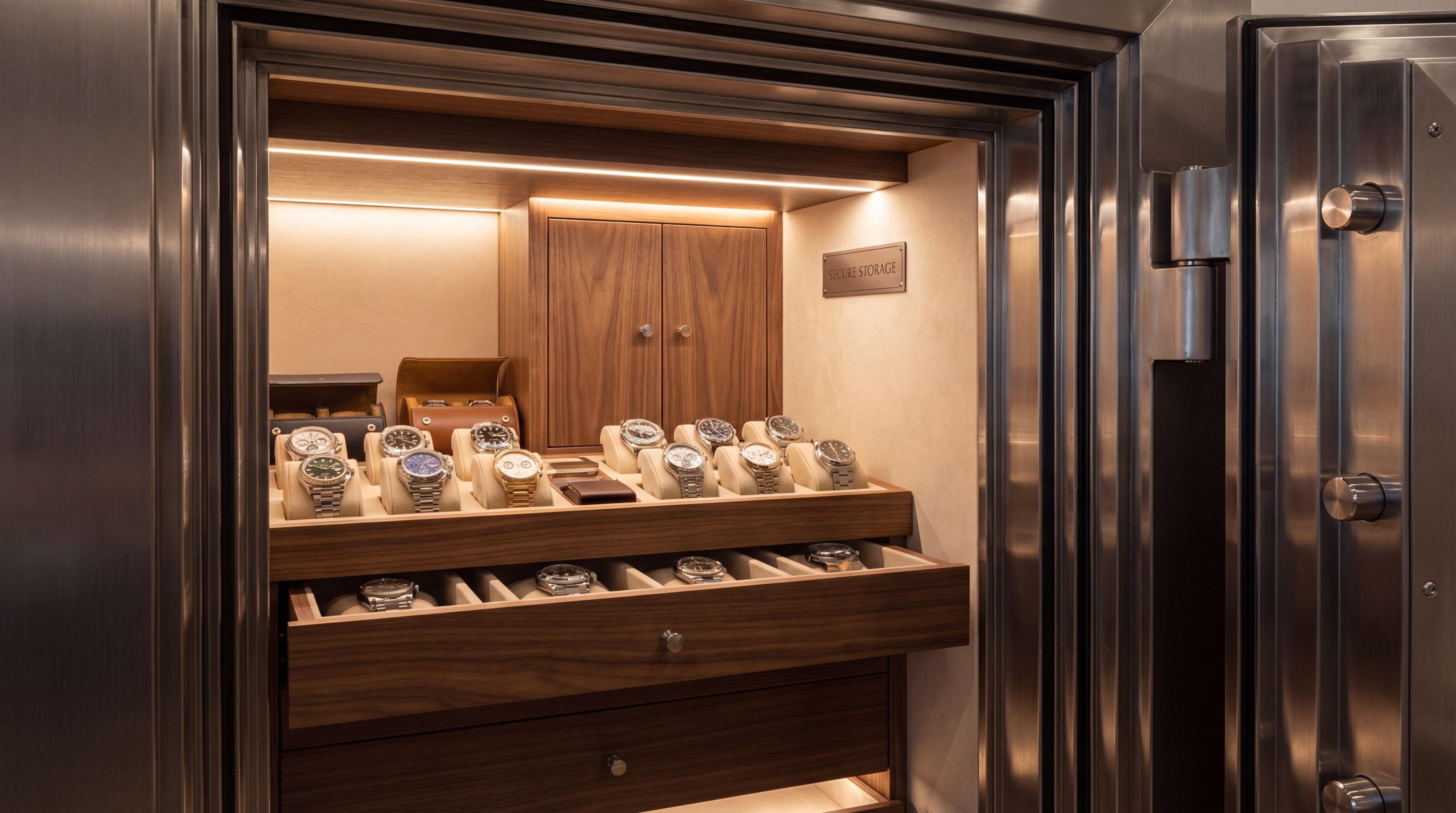 luxury watch vault collection