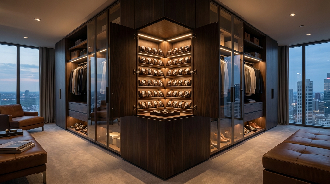luxury penthouse walk in closet