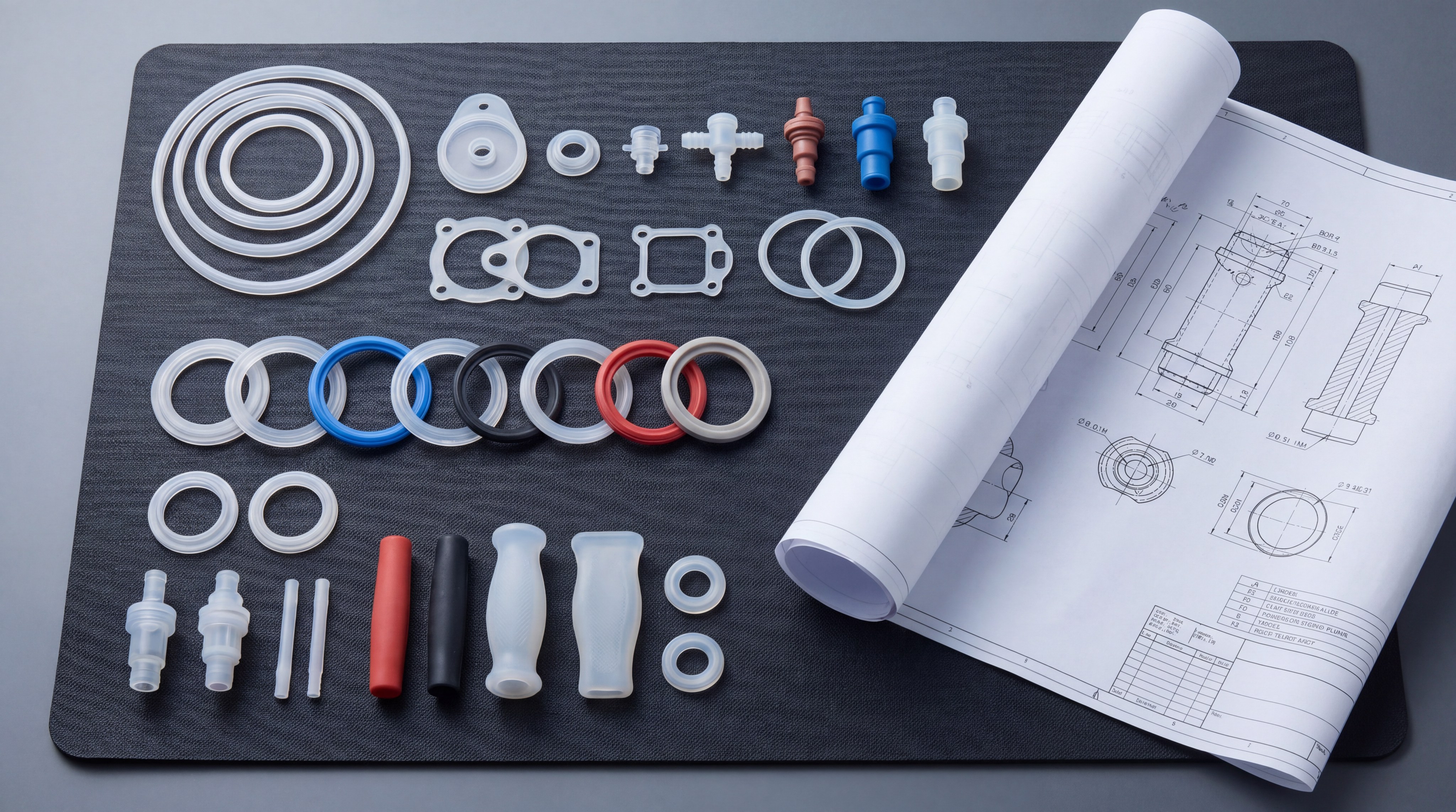 Liquid Silicone Rubber parts showcase