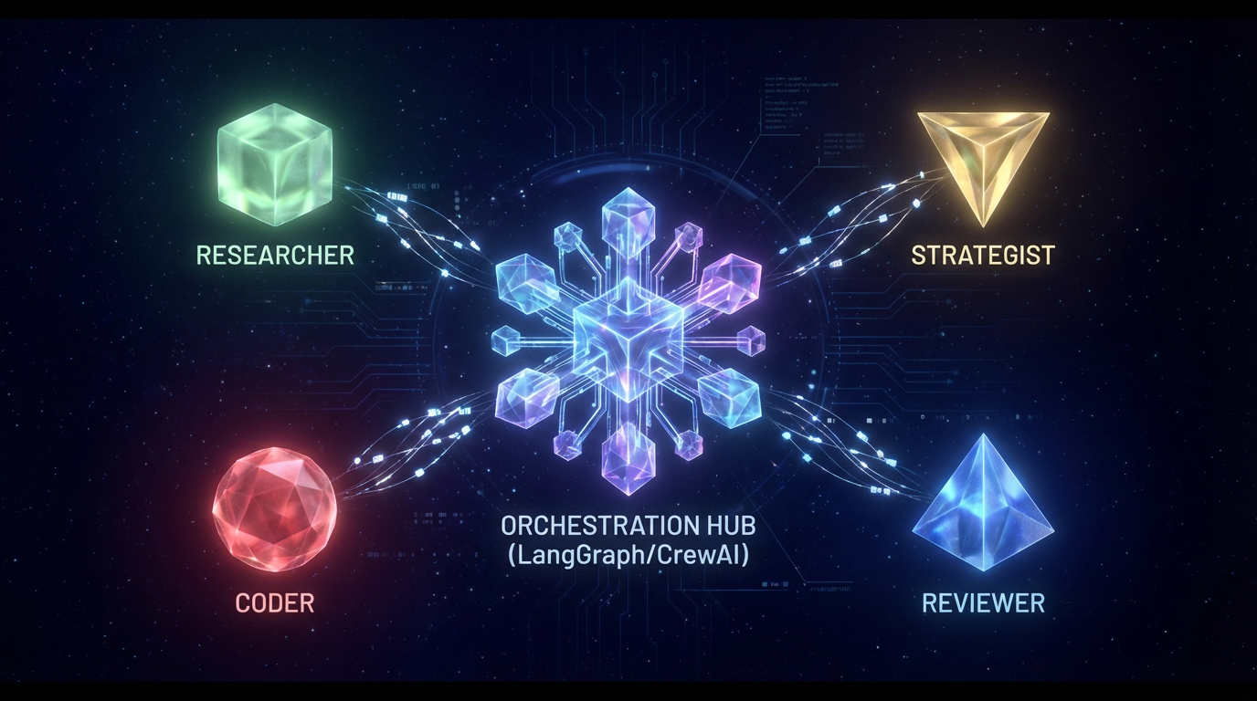 多智能体协作流图 (MAS) 的视觉逻辑