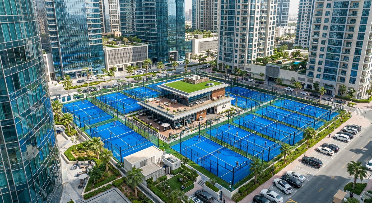 Aerial Urban Padel Club