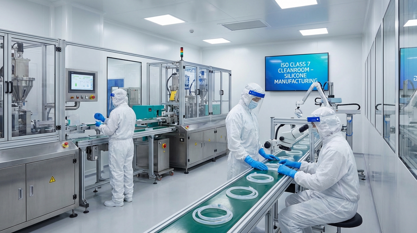 Silicone manufacturing sterile facility