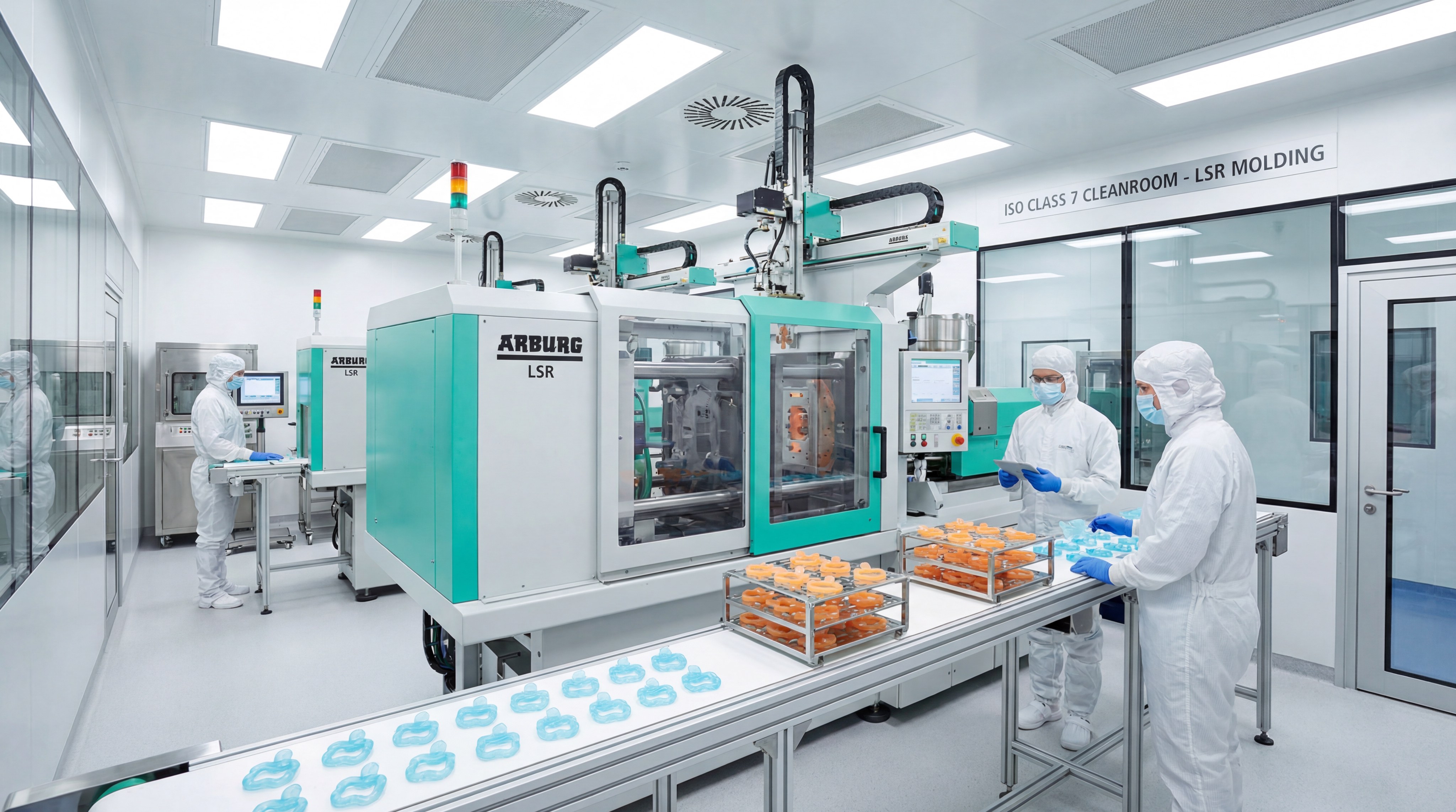 lsr injection molding cleanroom