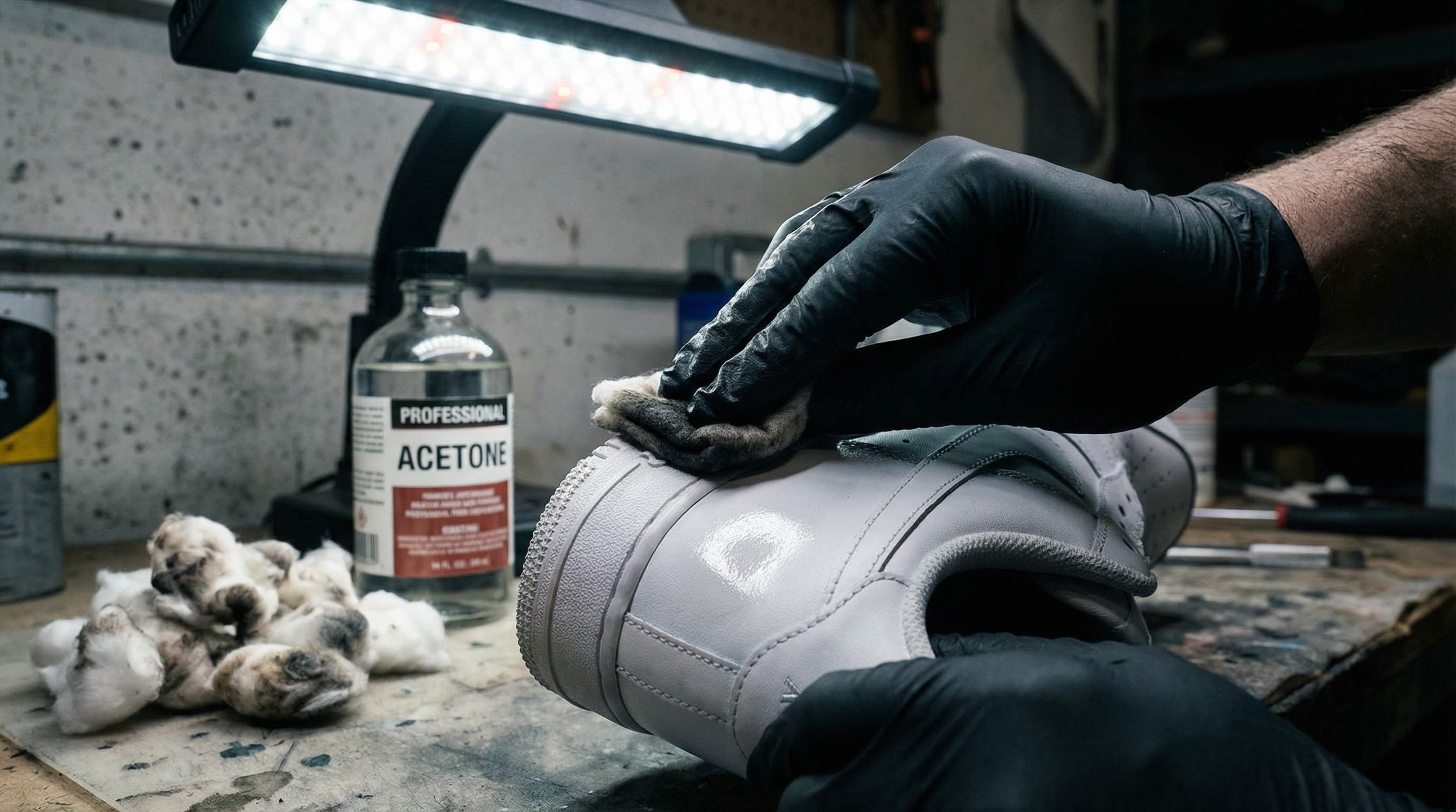 industrial leather surface preparation