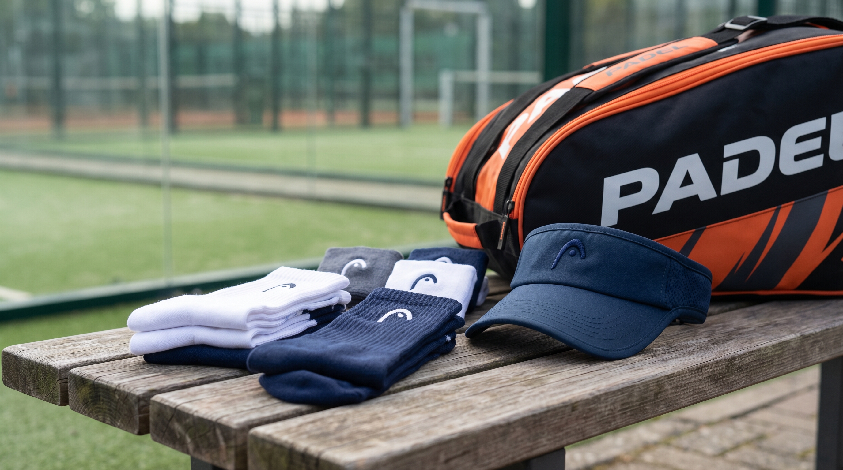 padel accessories product photography