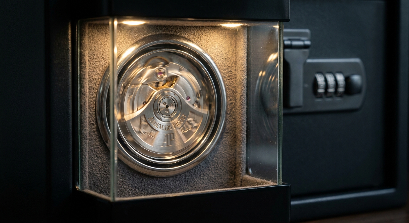 mechanical watch rotor macro