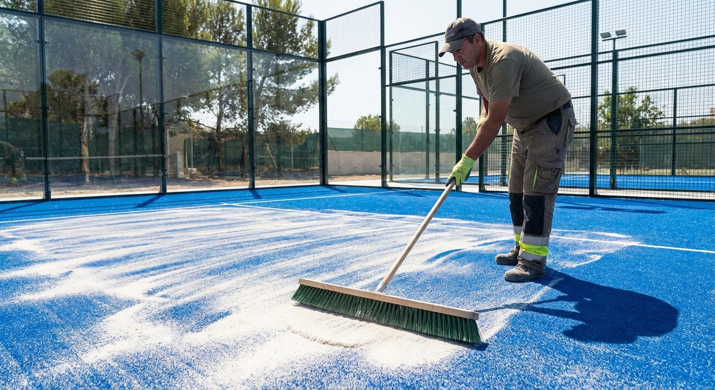 padel court maintenance professional