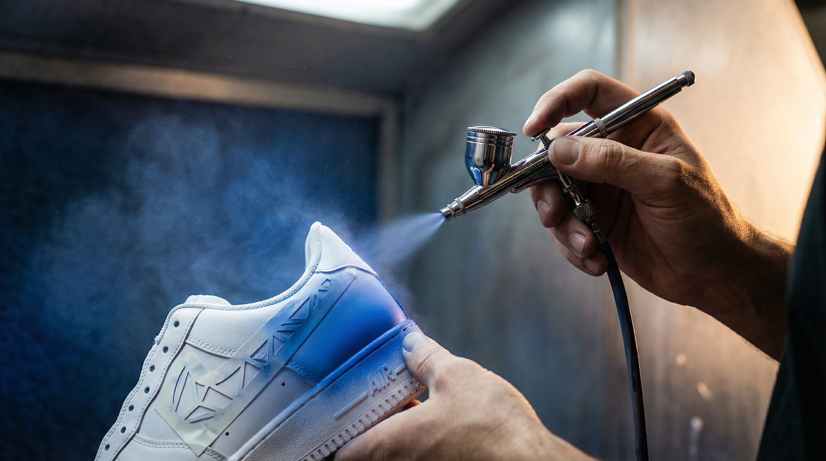Airbrush Technique for Sneaker Customization
