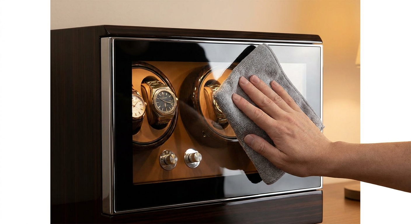 Luxury watch safe cleaning