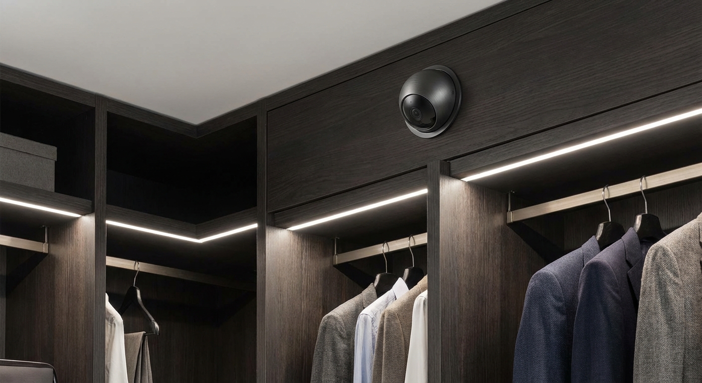 modern discreet smart home security camera