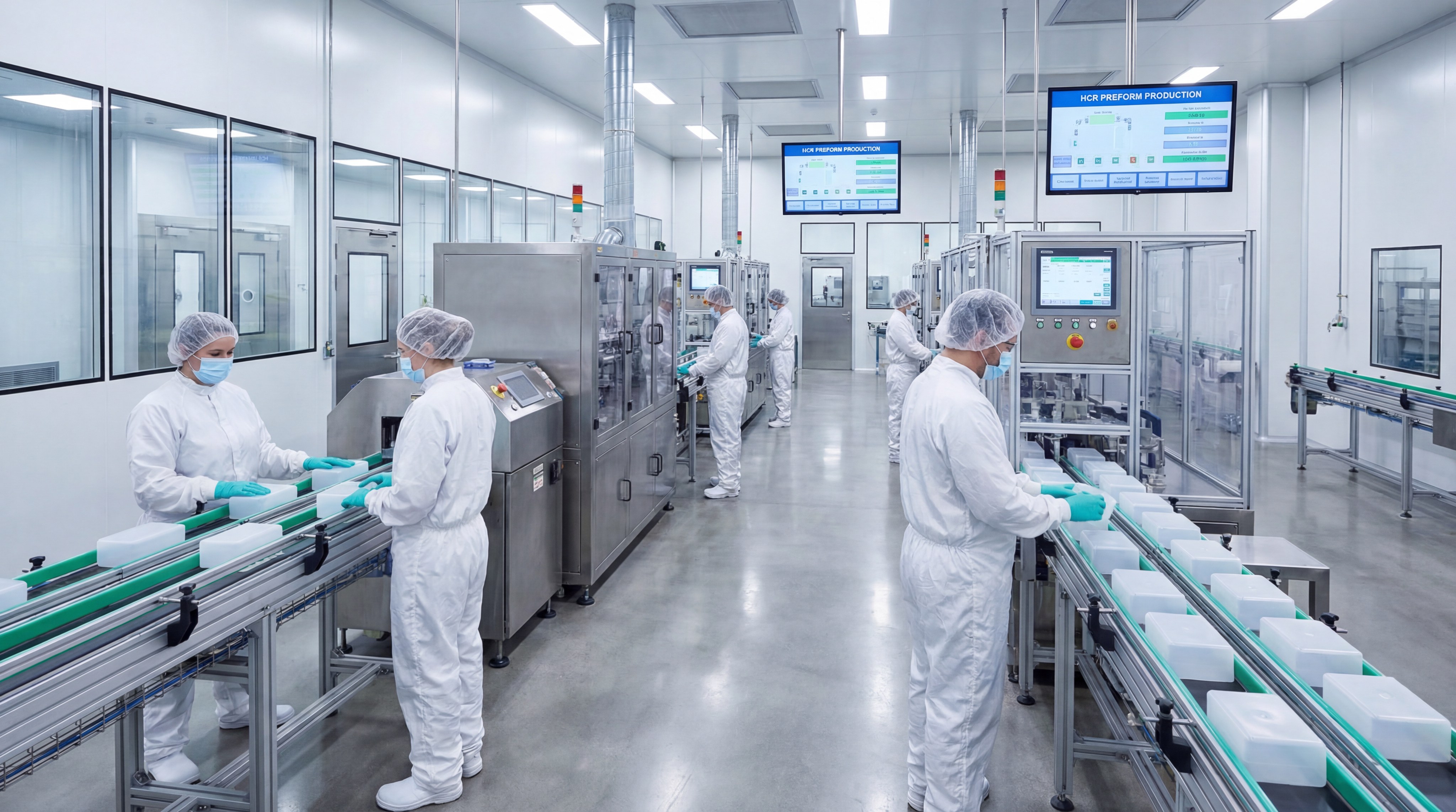 modern silicone manufacturing facility