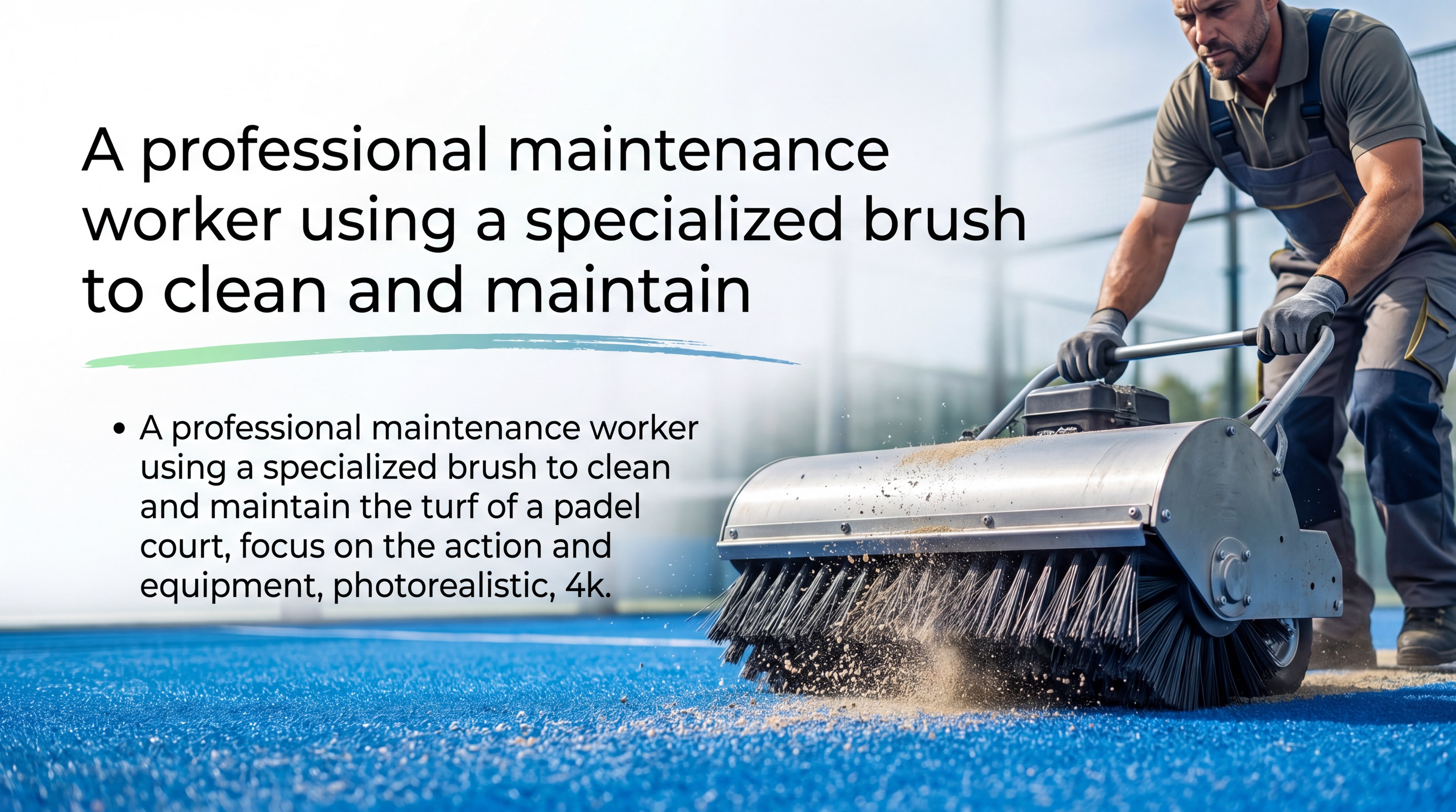 padel court maintenance cleaning slide 10