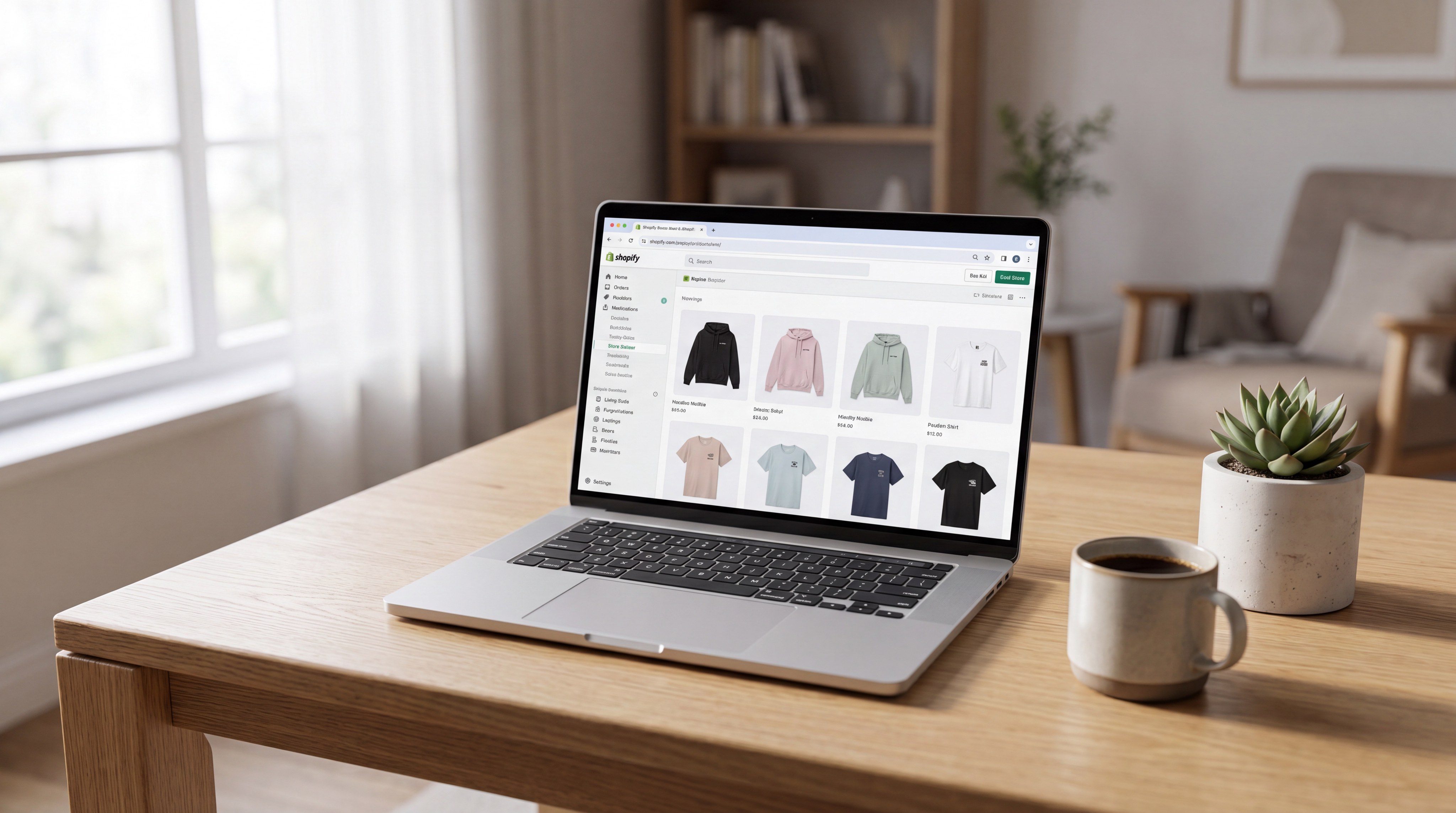 Modern Home Office Shopify Setup