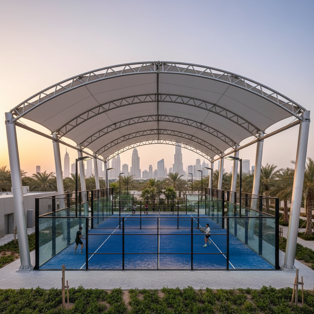 dubai padel court facility