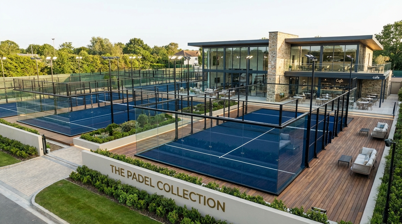 luxury padel club facility