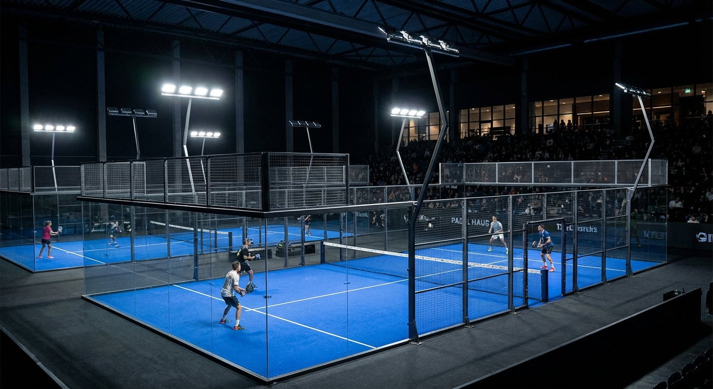 padel haus court led lighting