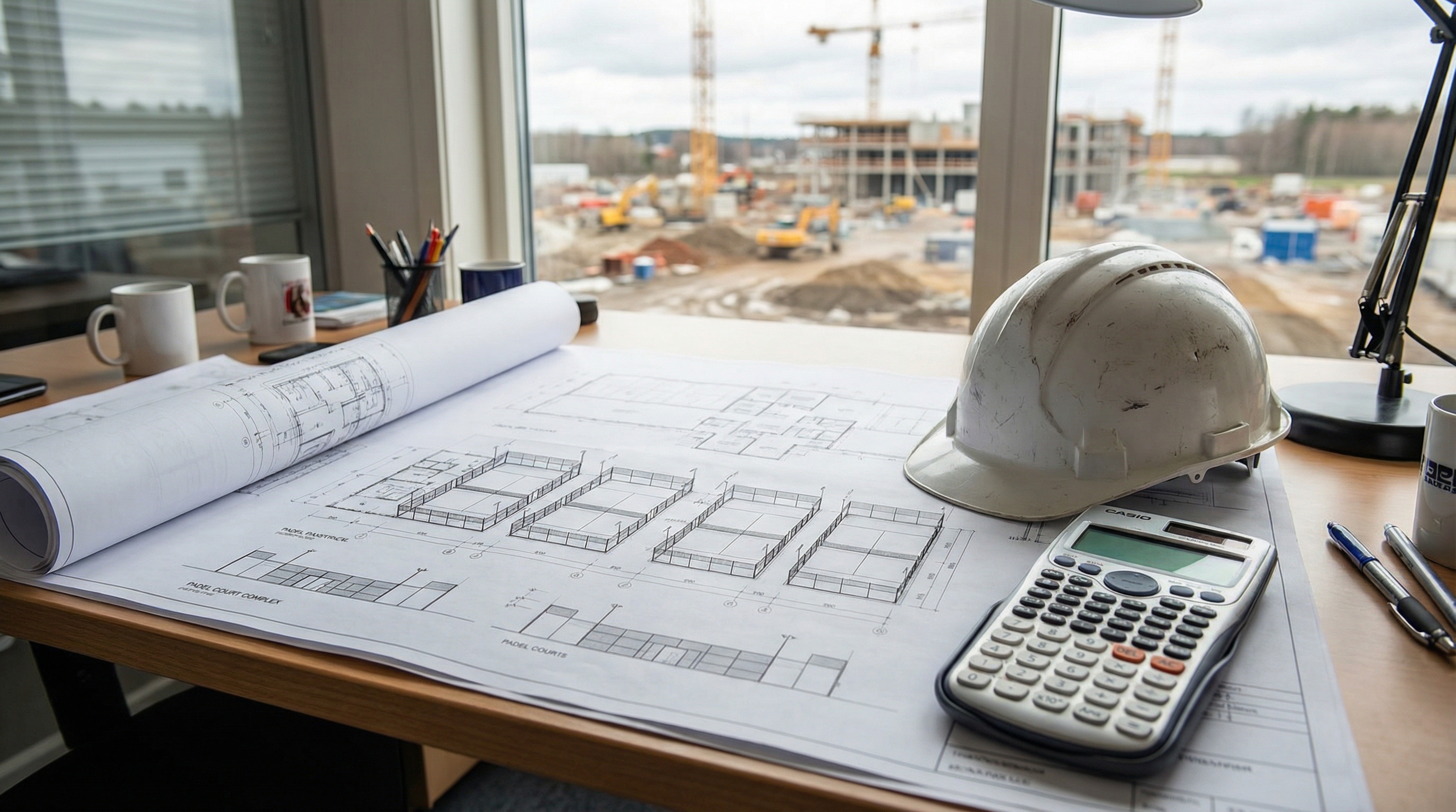 padel court construction planning