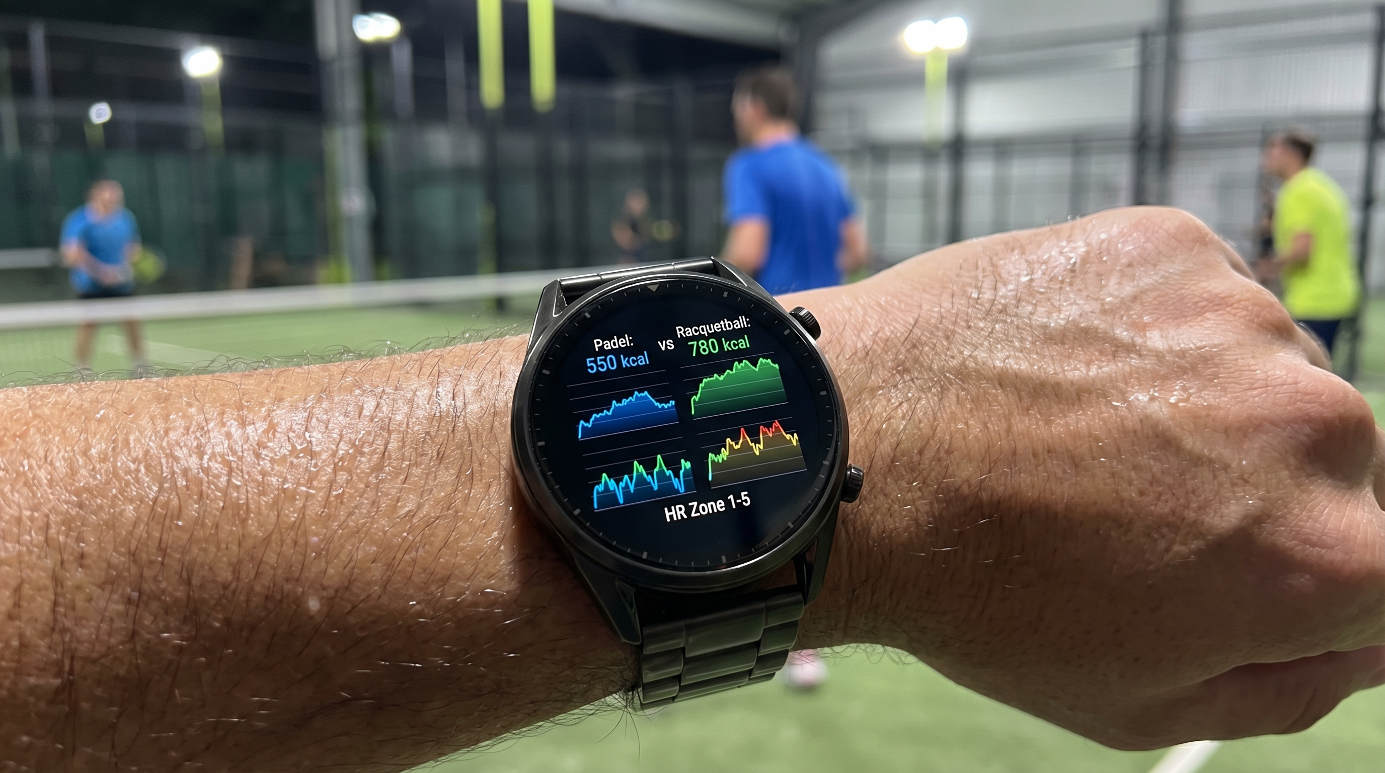 smartwatch fitness comparison padel racquetball