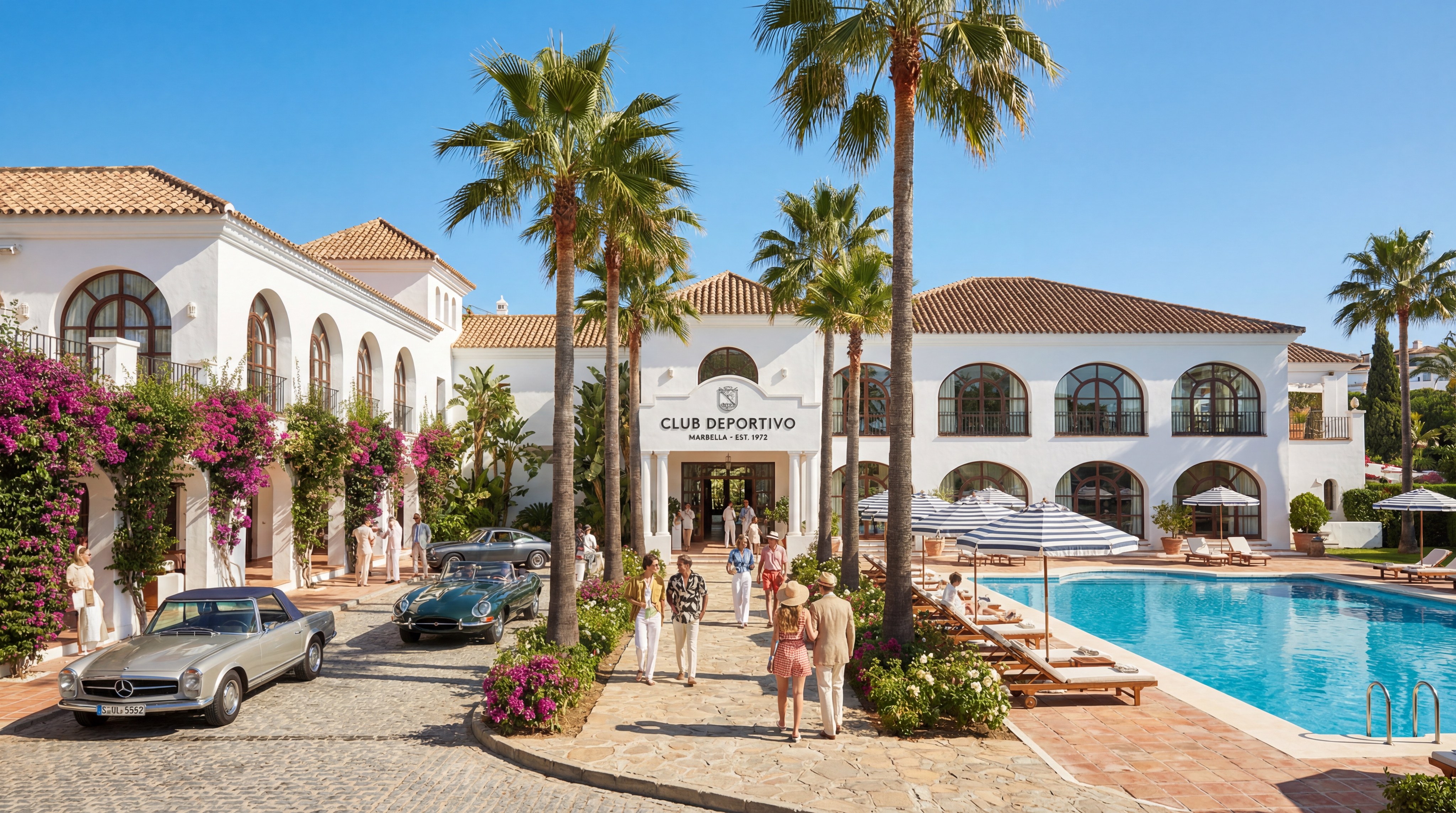 luxury 1970s marbella sports club