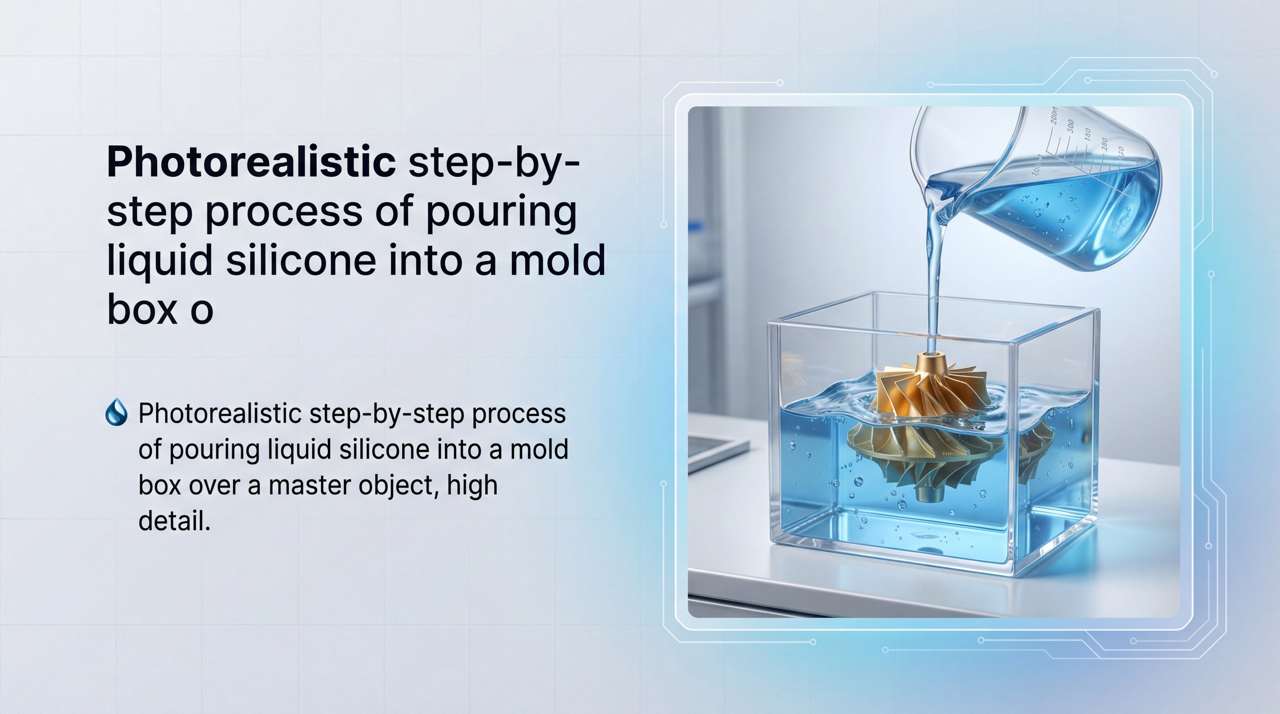 silicone mold pouring process