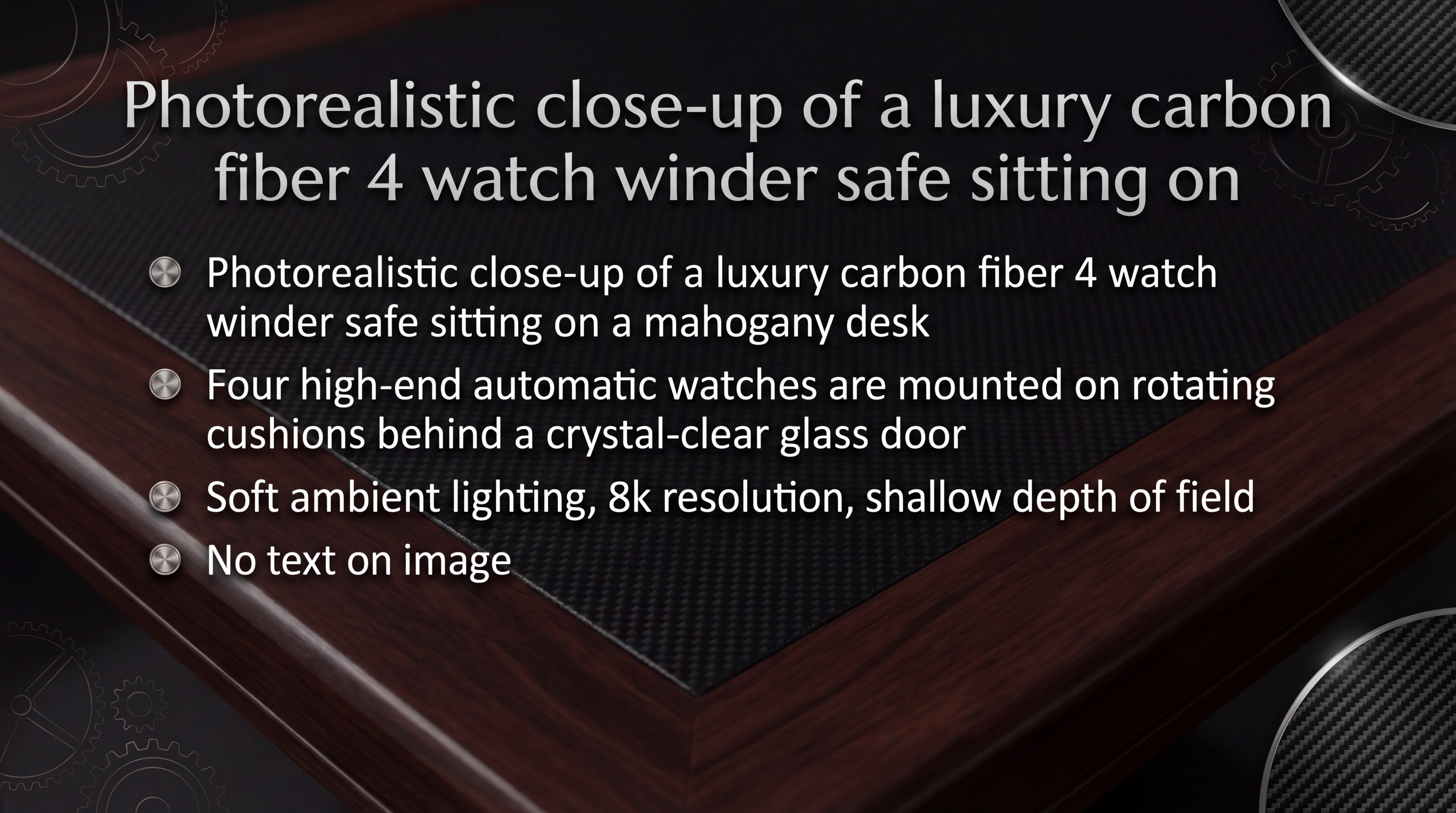Luxury watch winder safe display
