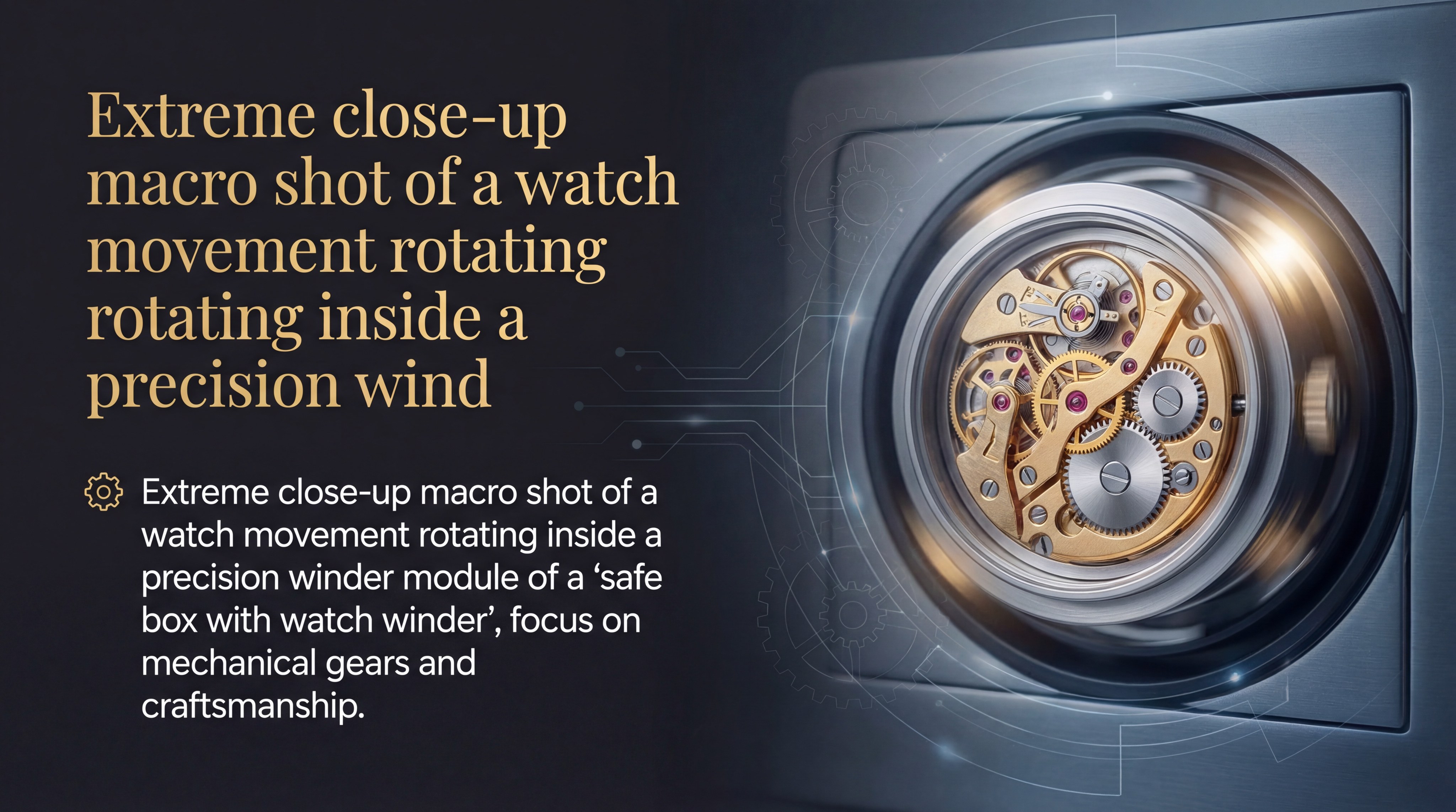macro watch movement gears
