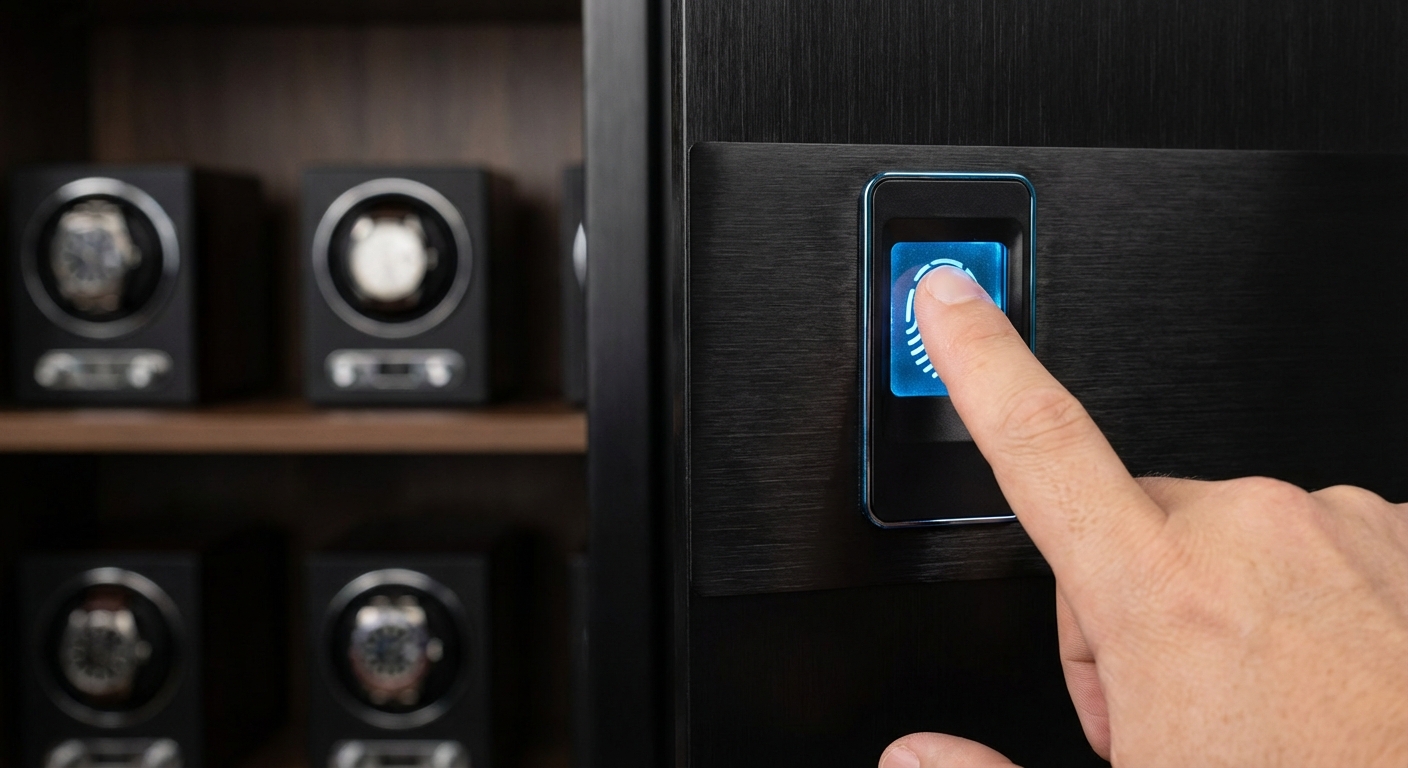 biometric fingerprint safe scanner