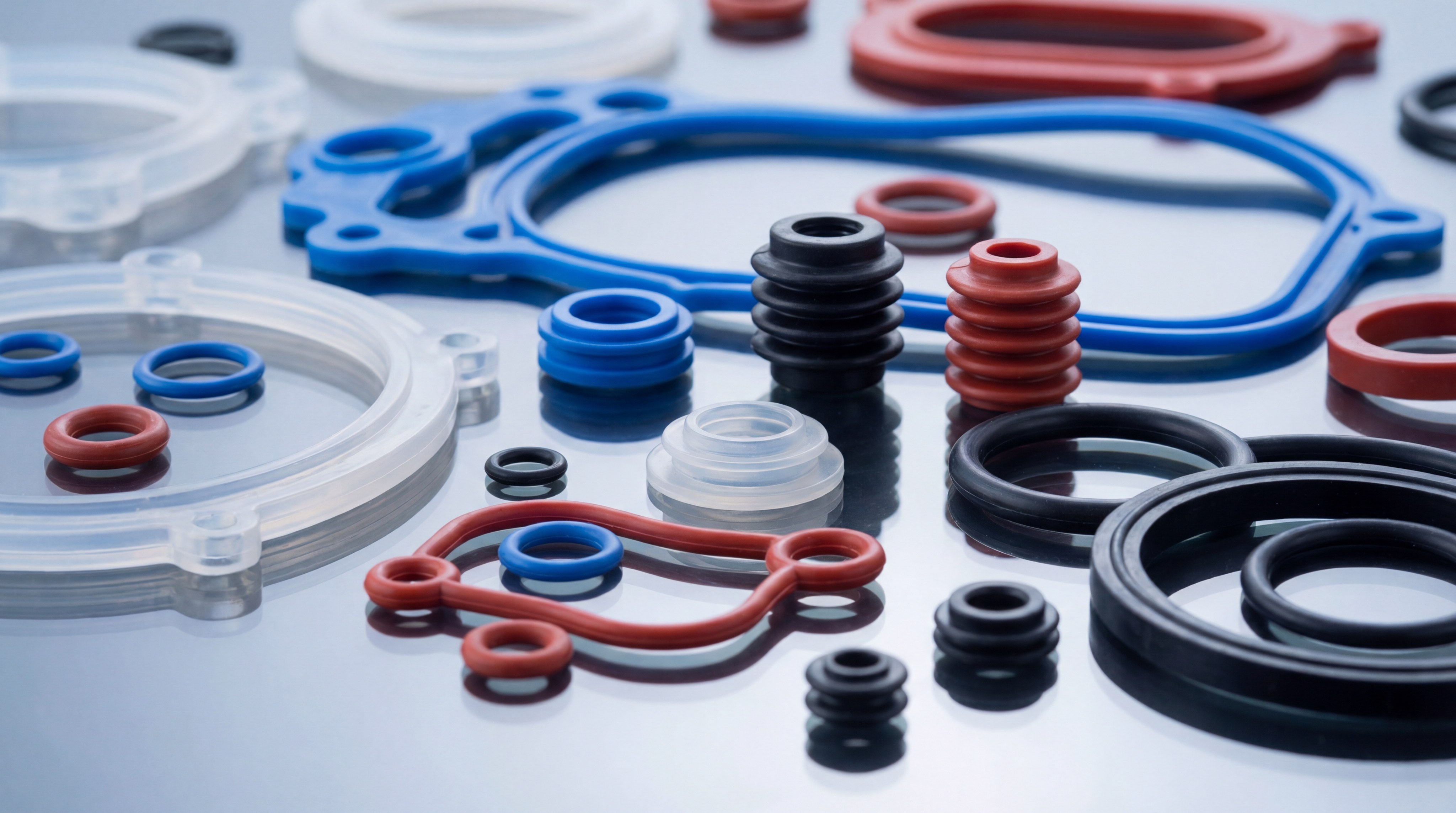 precision silicone rubber parts macro