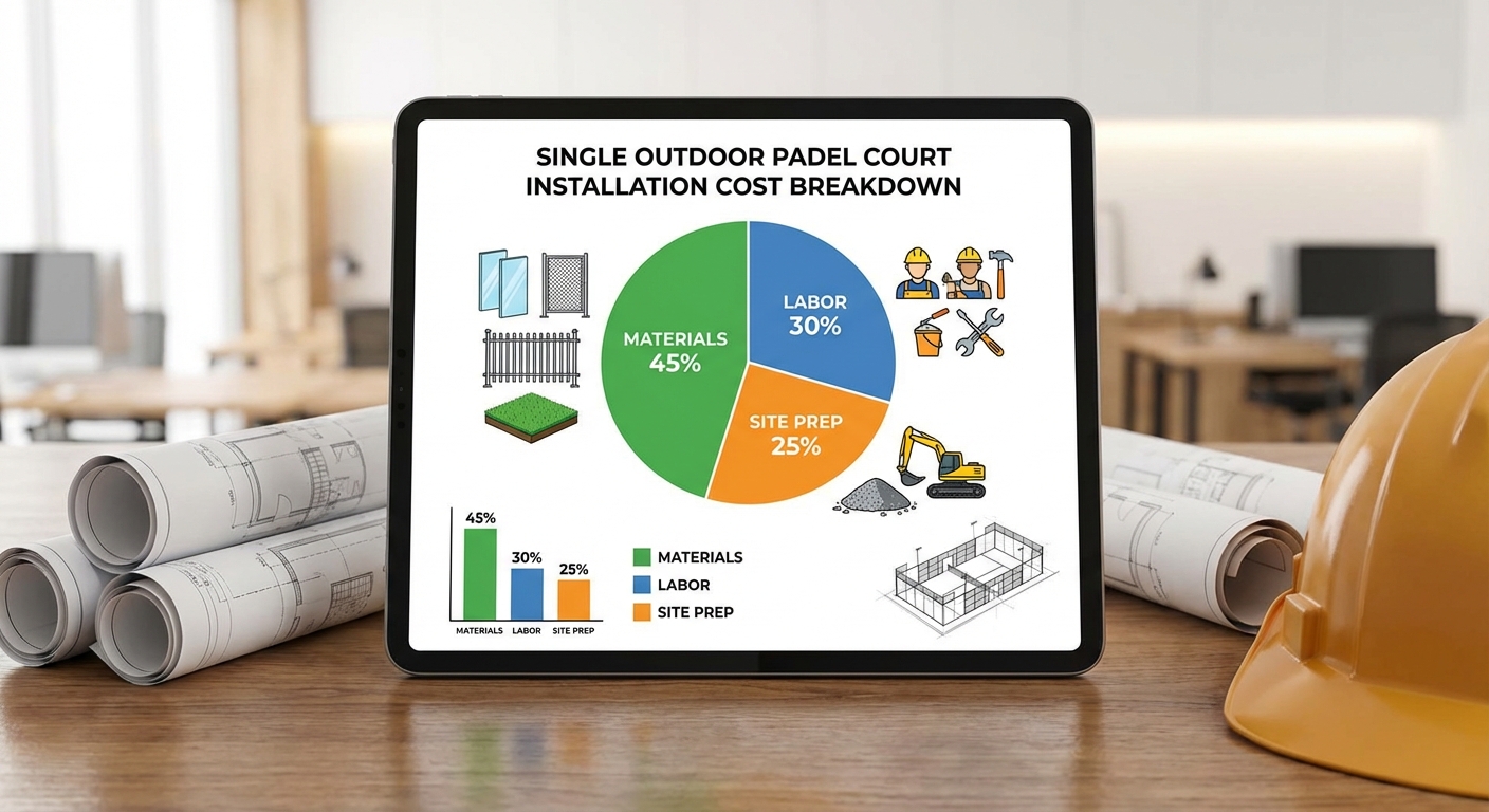 Padel court cost breakdown