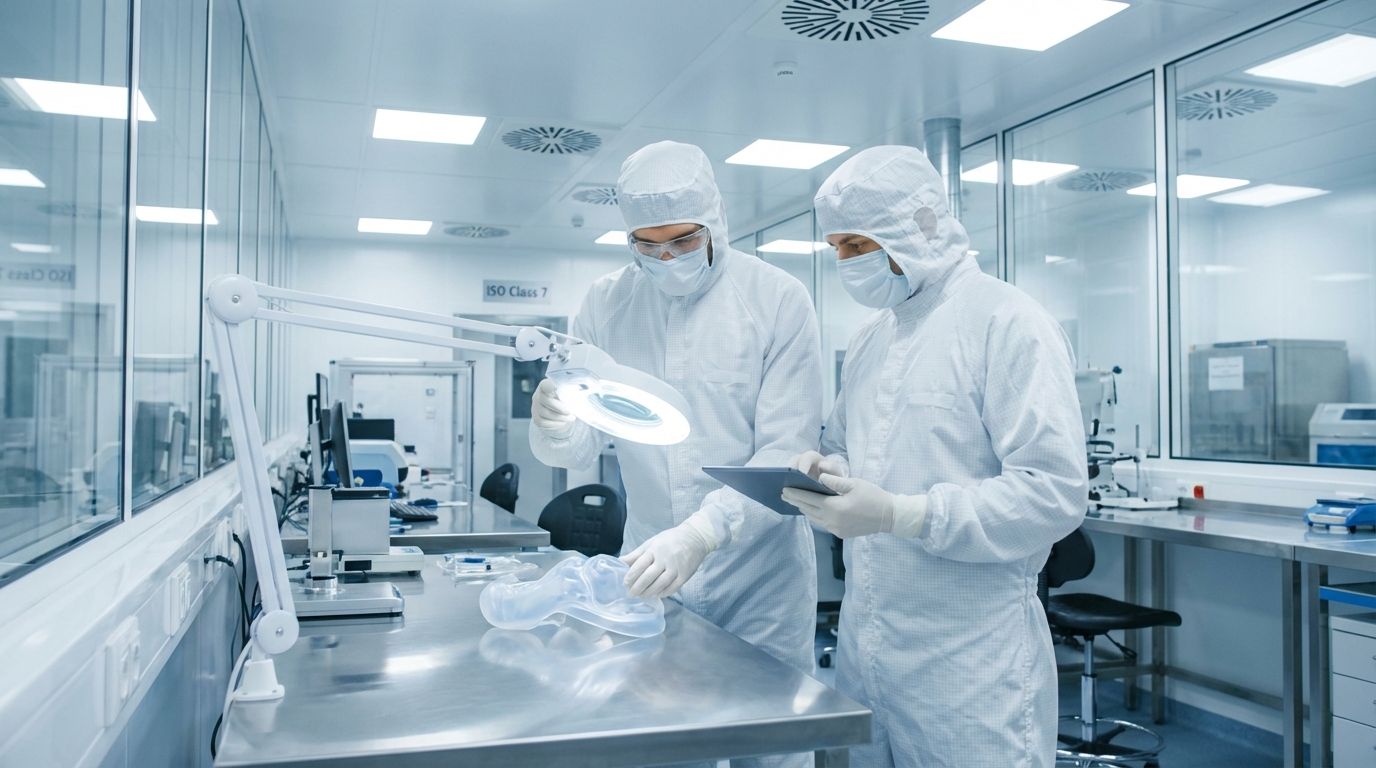 Medical device cleanroom inspection