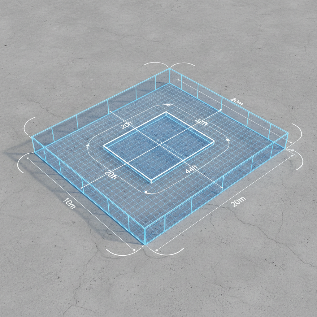 pickleball padel court comparison