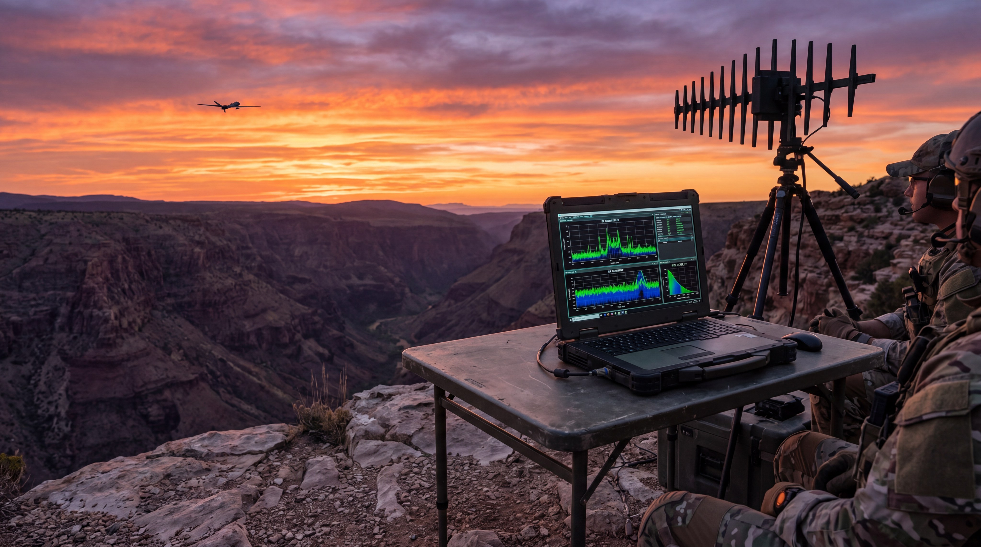 Tactical GCS Cliff Sunset
