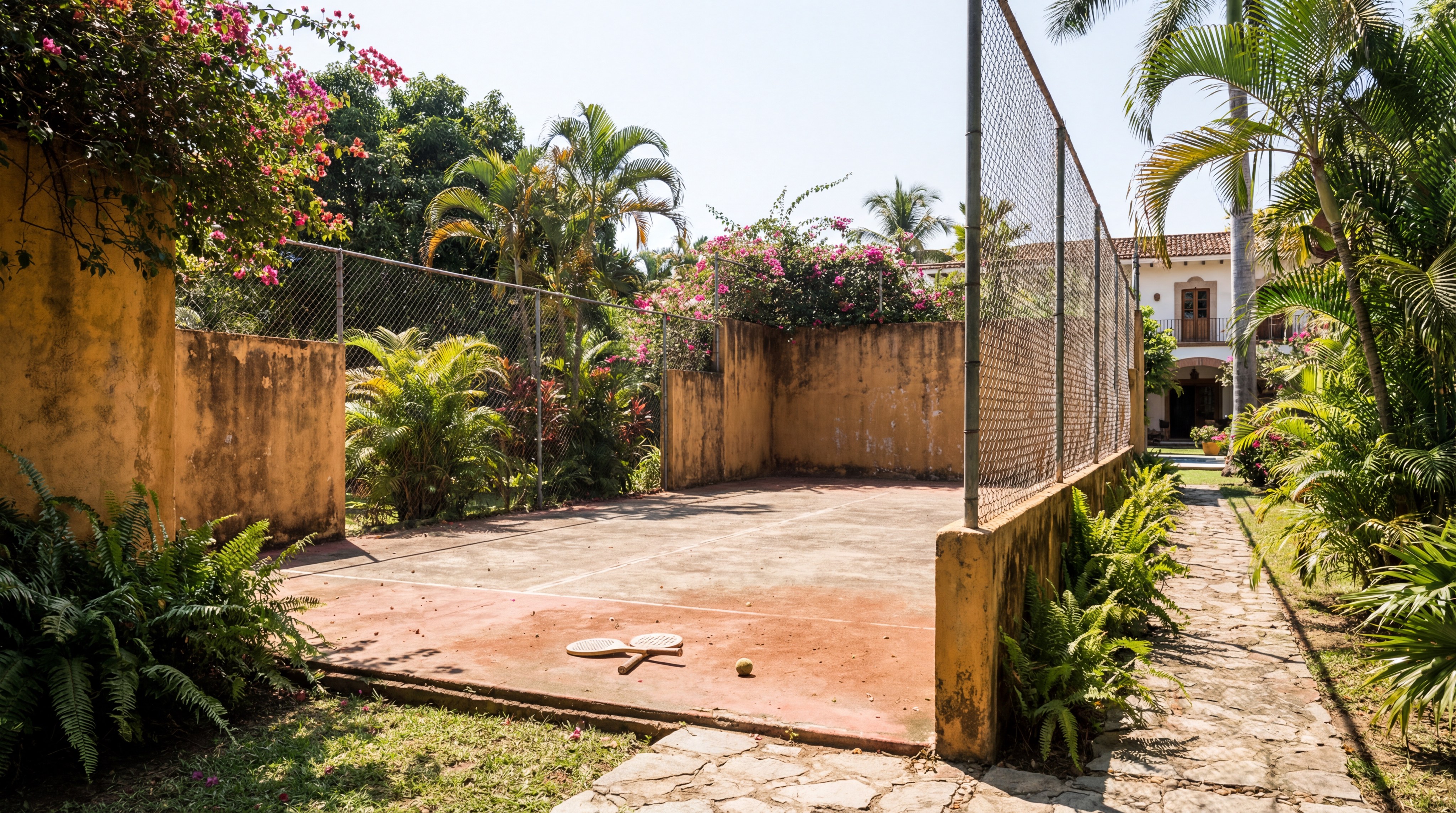 enrique corcuera original padel court acapulco 1969
