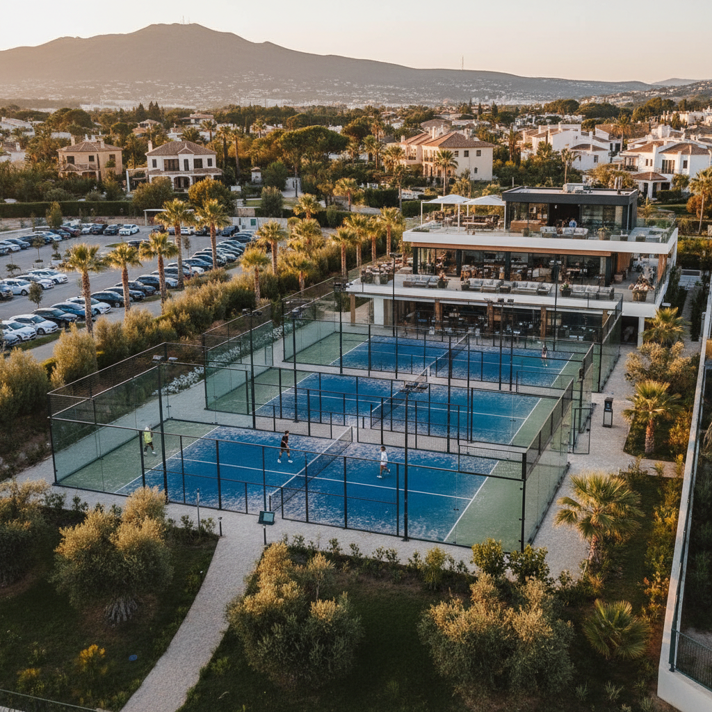 premium padel club view