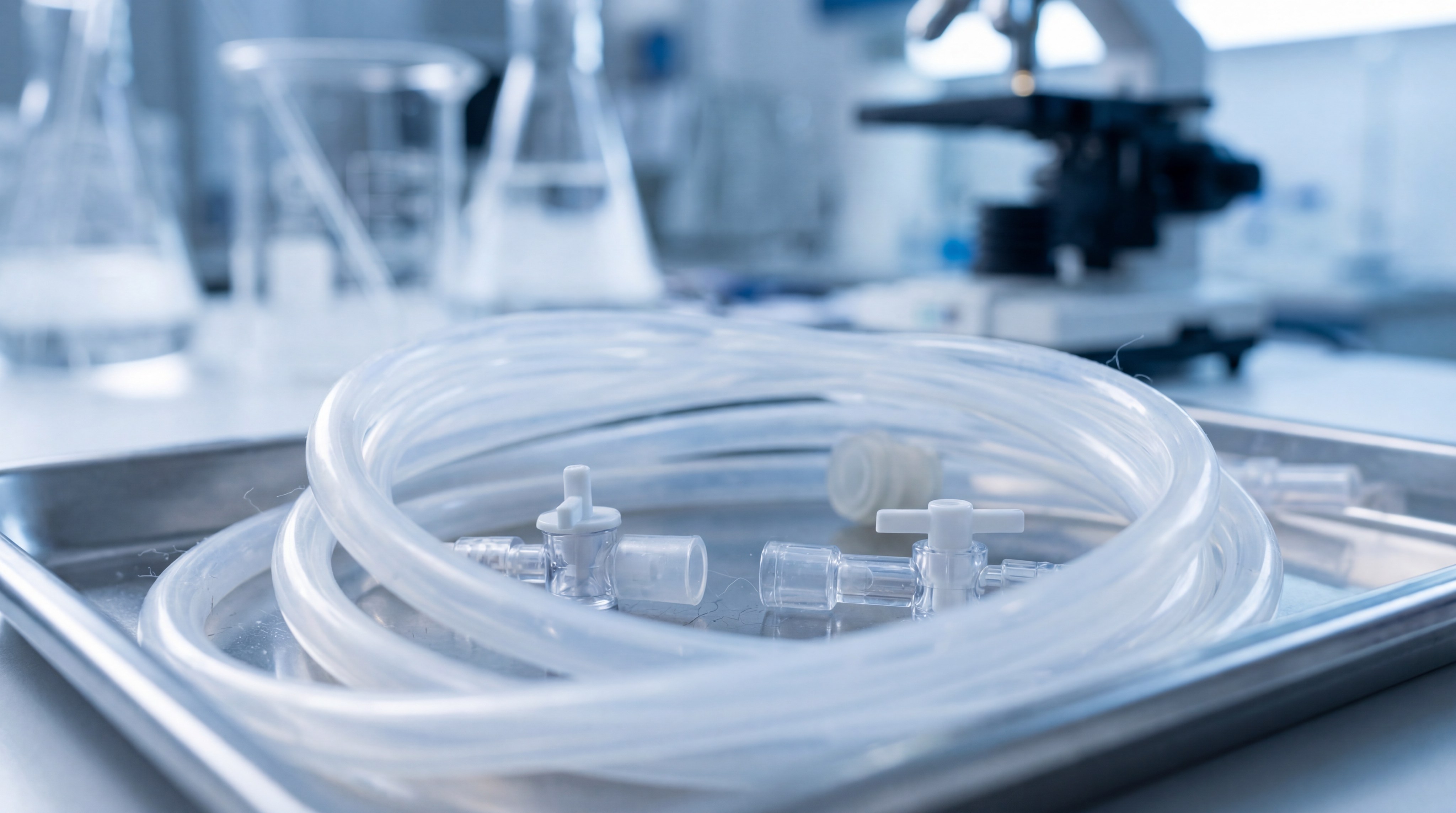 medical silicone tubing macro